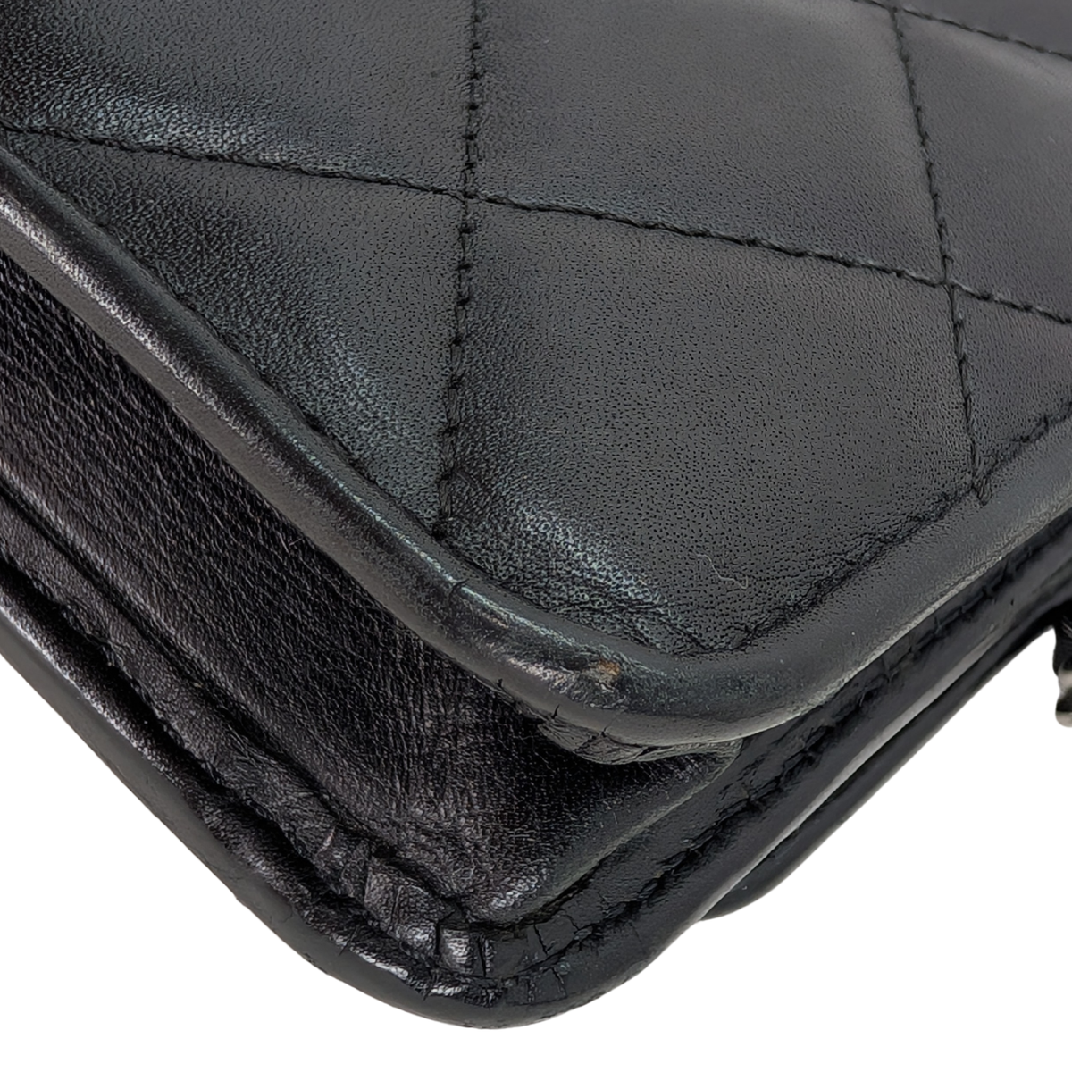 Chanel Wallet on Chain WOC Cambon Black
