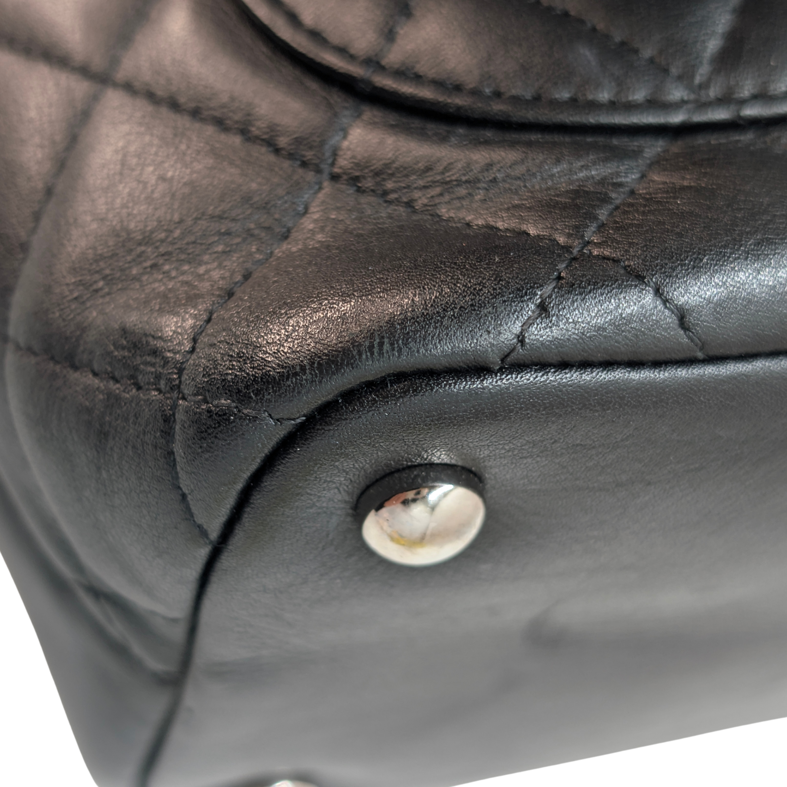 Chanel Cambon Ligne Tote Small Black on Black Bag