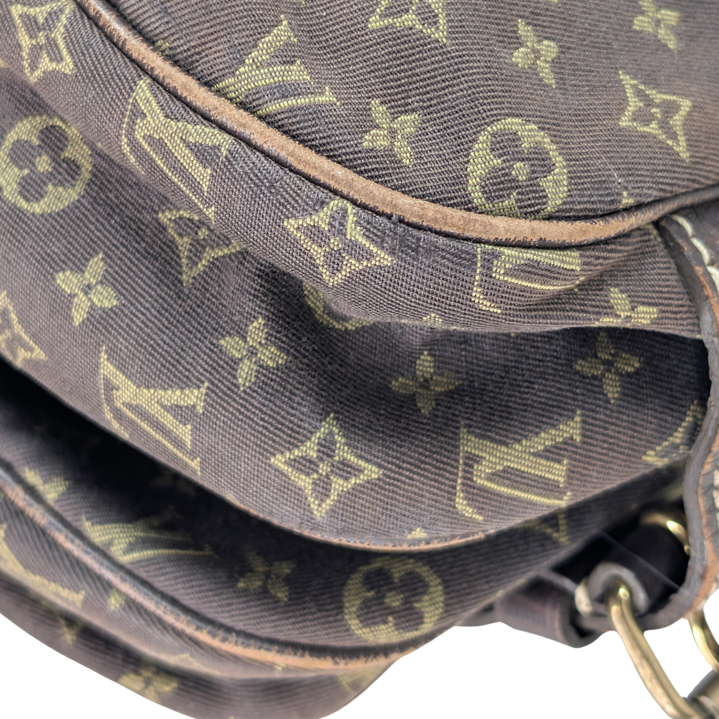 Louis Vuitton Saumur 30 Mini Lin Monogram Crossbody Bag