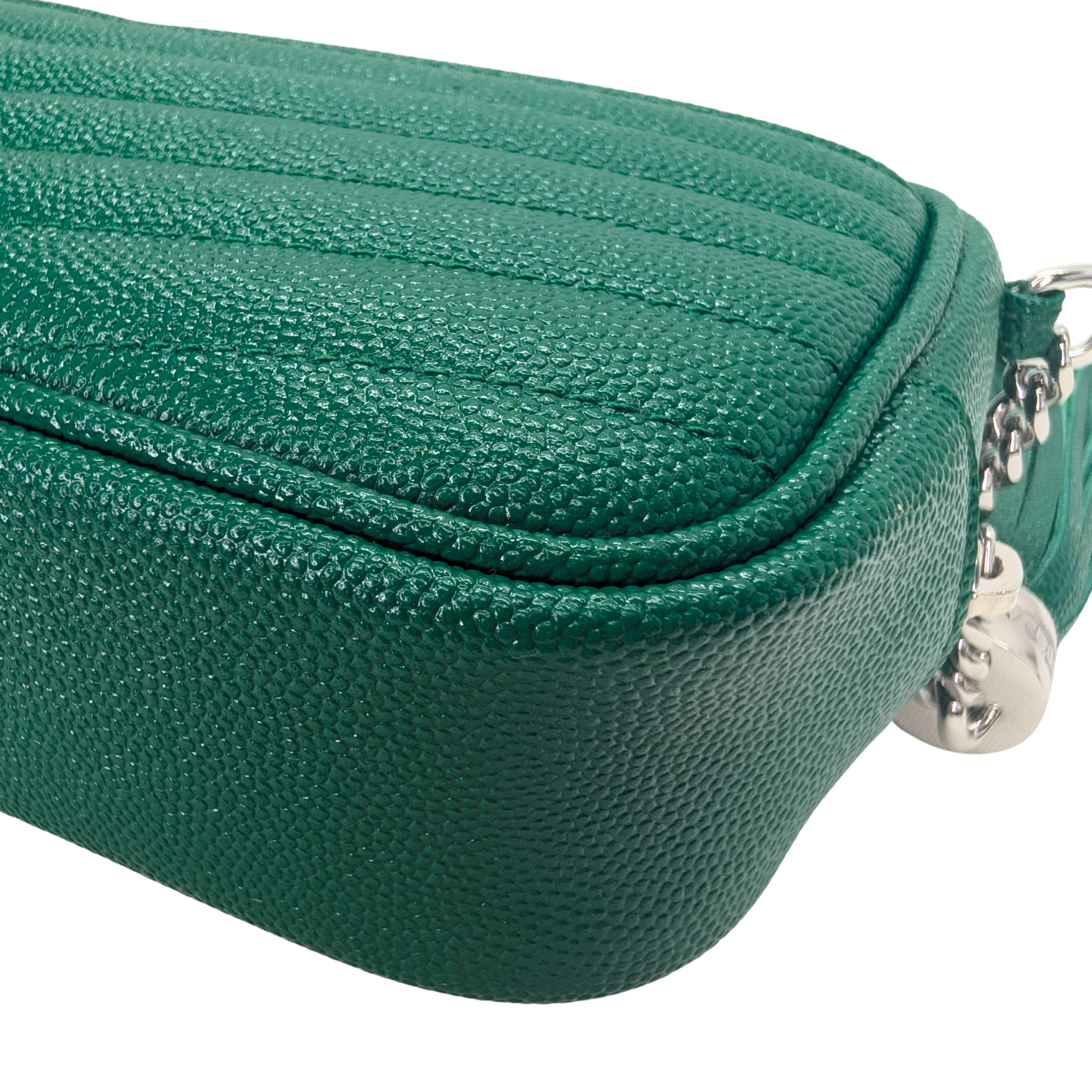 Saint Laurent Mini Lou Camera Bag Green