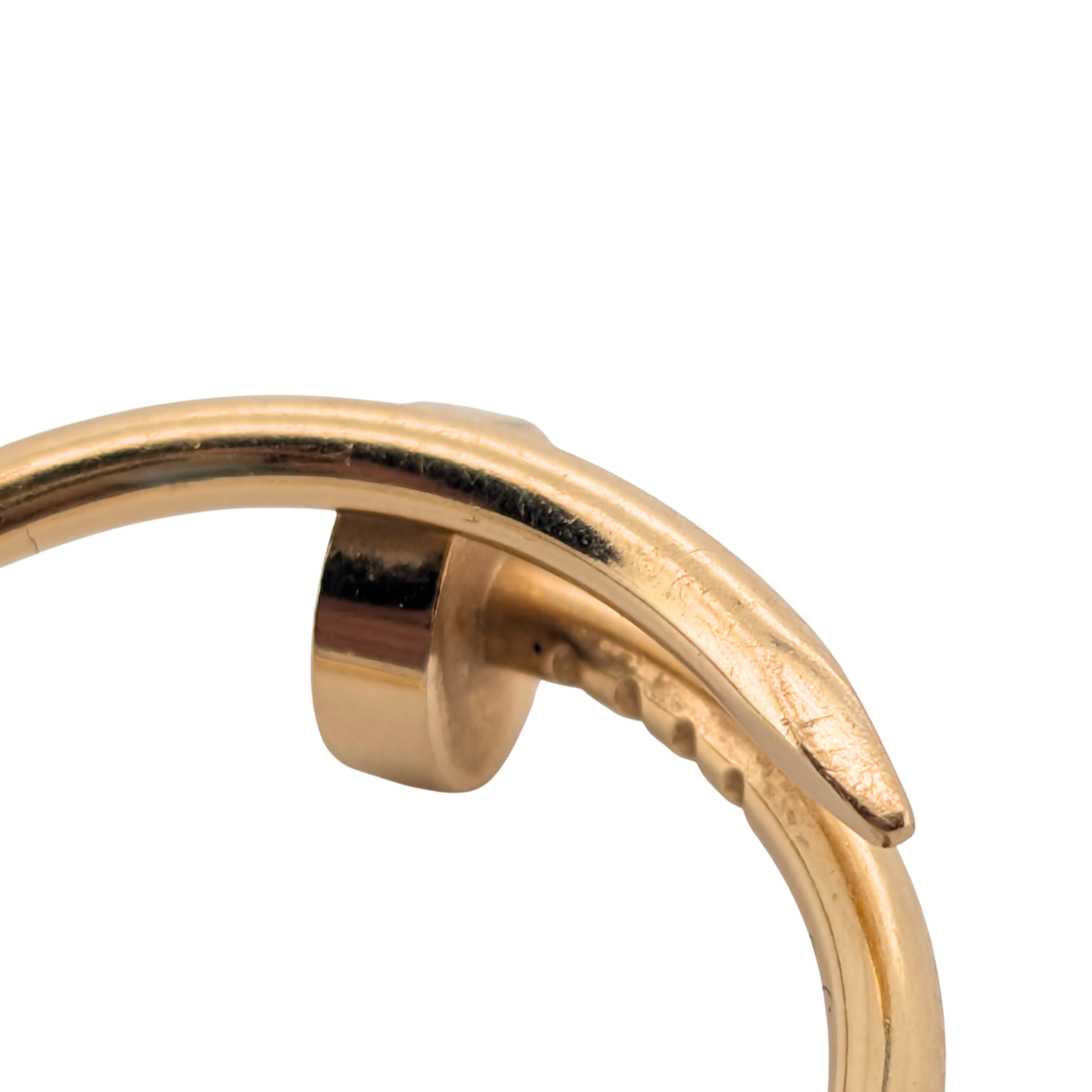 Cartier Juste un Clou Ring Small Model 18k Yellow Gold