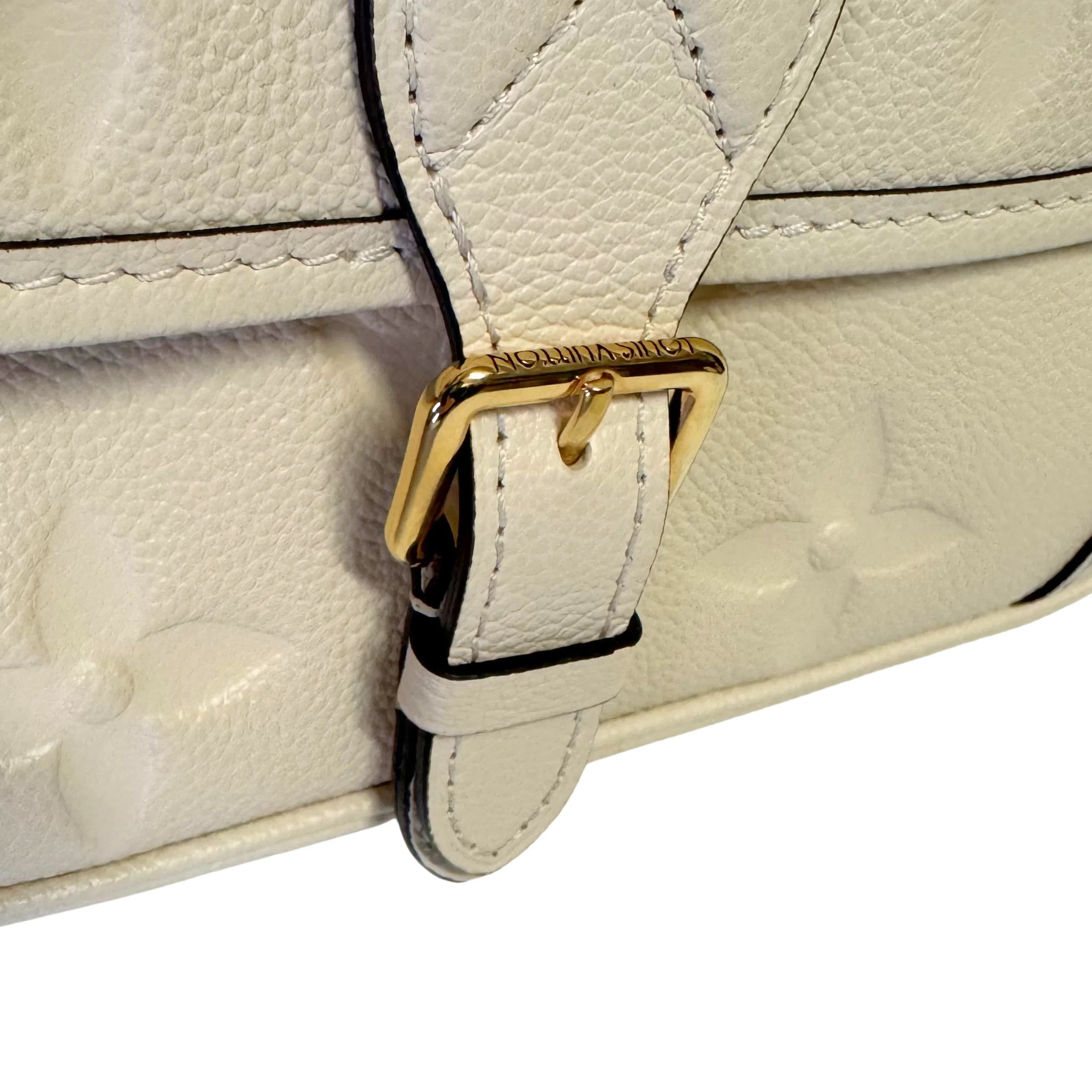 Louis Vuitton Giant Diane Monogram Leather Empreinte Shoulder Bag - Lost Designer