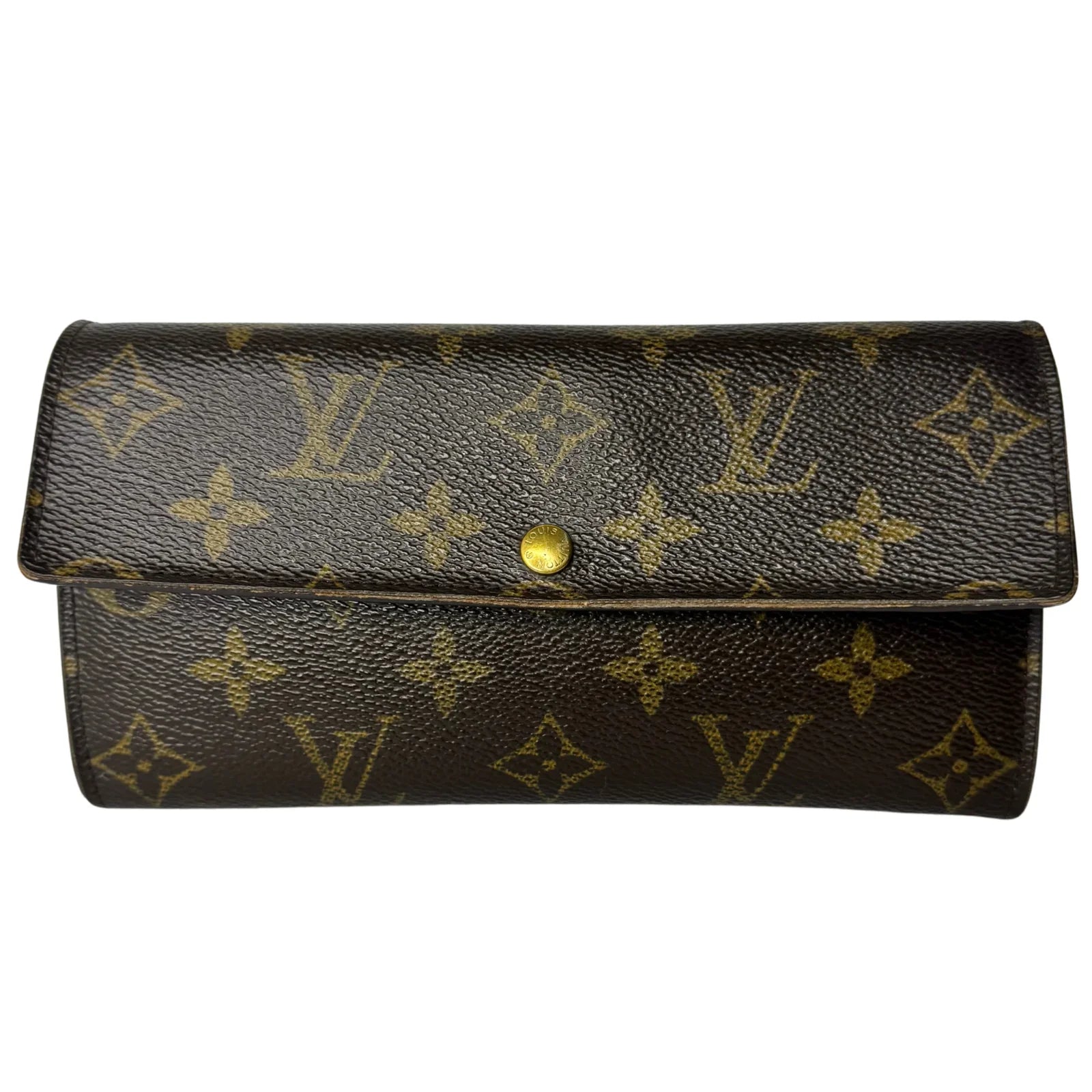 Louis Vuitton Monogram Canvas Sarah Long Wallet - Lost Designer