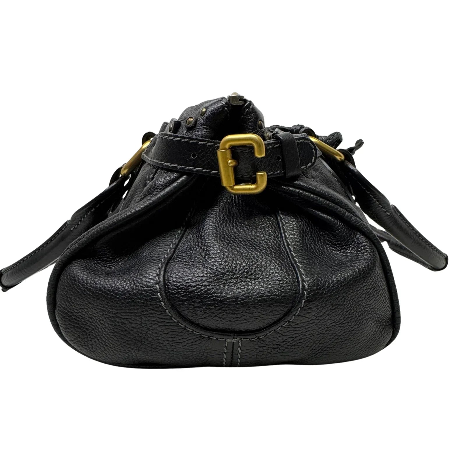 Chloe Paddington Leather Bag Black - Lost Designer