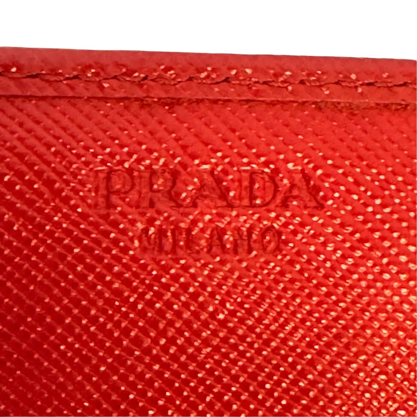 Prada Vitello Daino Continental Flap Wallet in Pink - Lost Designer