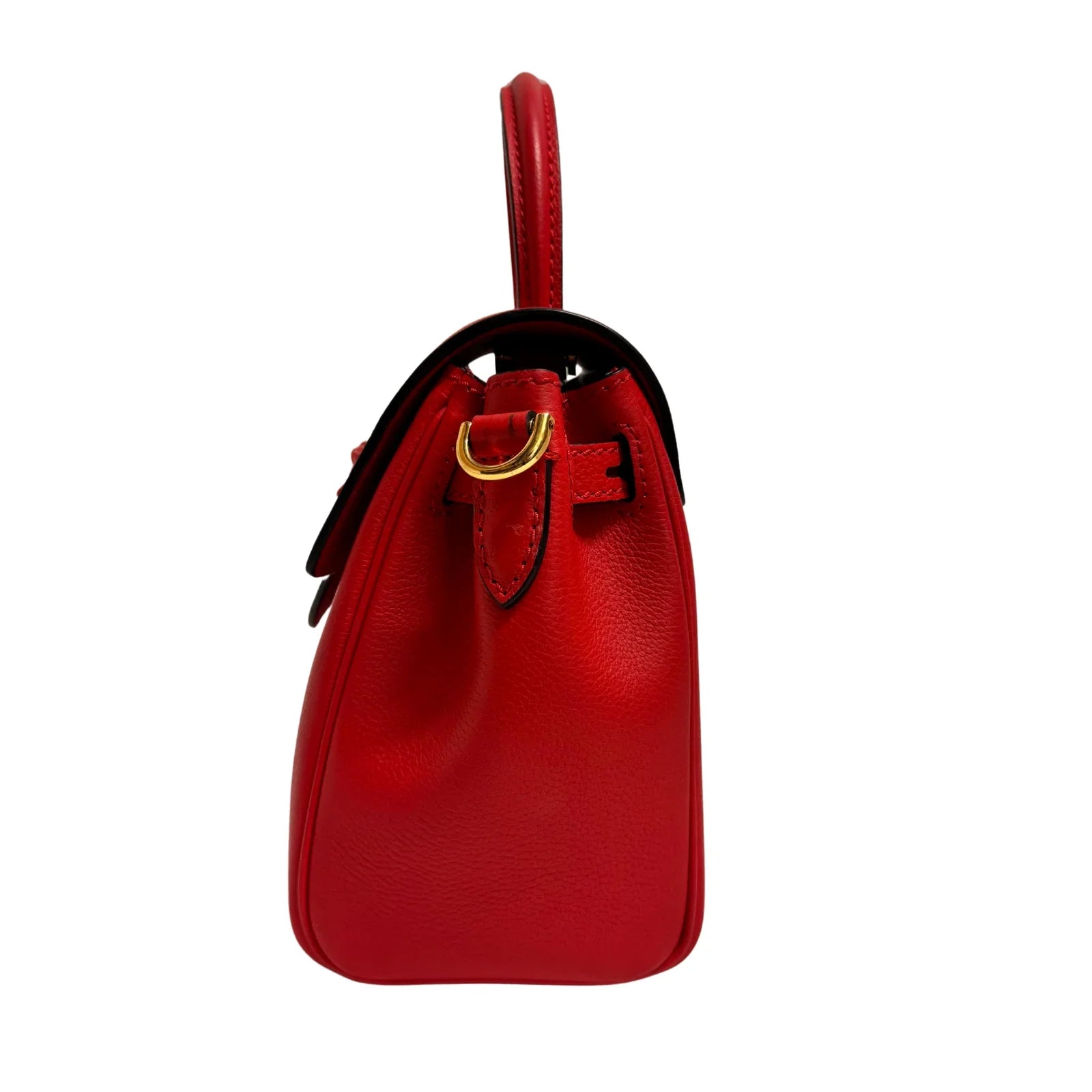 Versace La Medusa Handbag Leather Red - Lost Designer