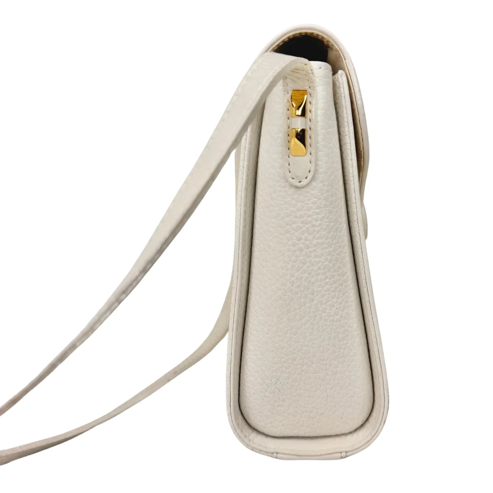 Burberry Leather Crossbody Bag white - Lost Designer