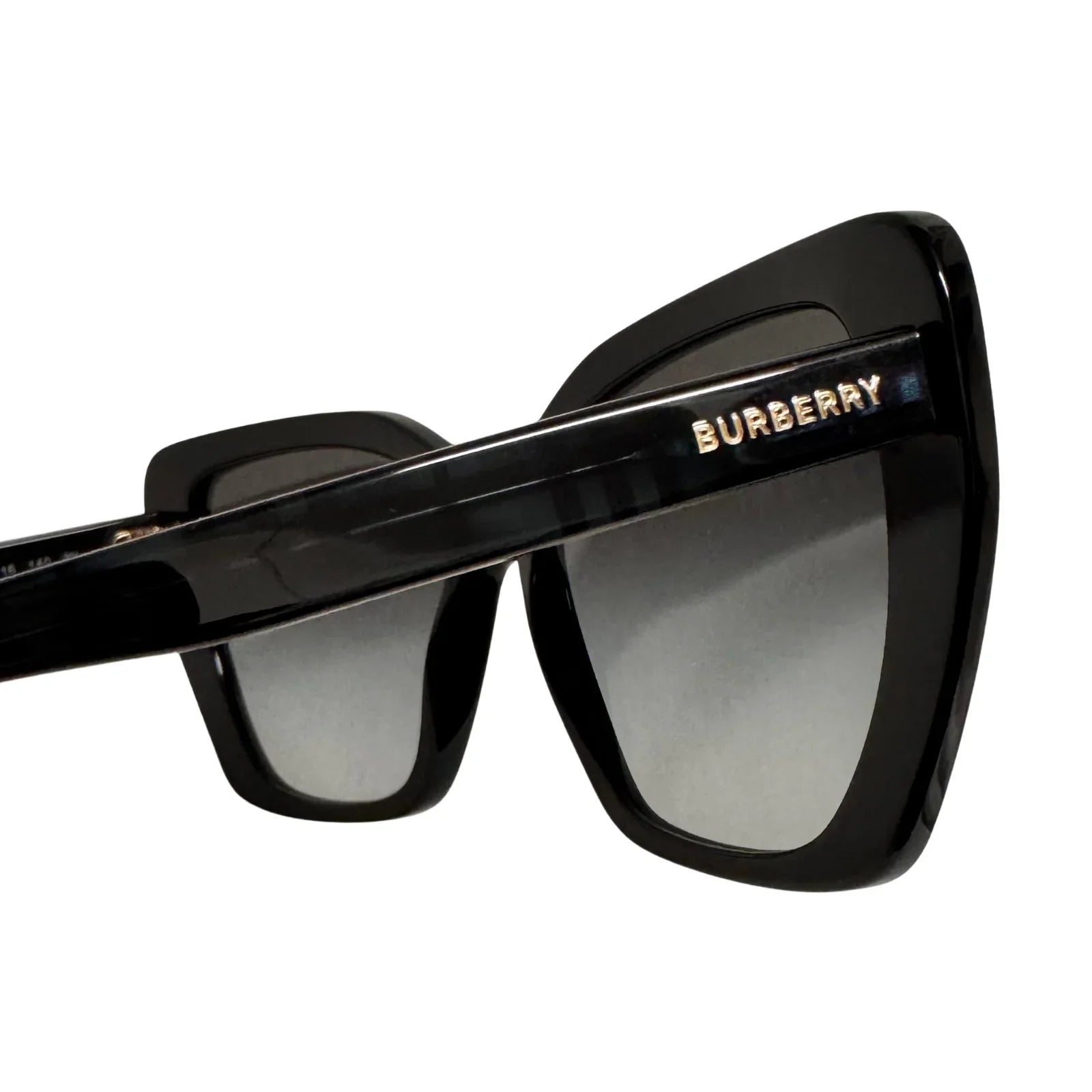 Burberry Tamsin Cat-eye B436 Sunglasses in Black - Lost Designer