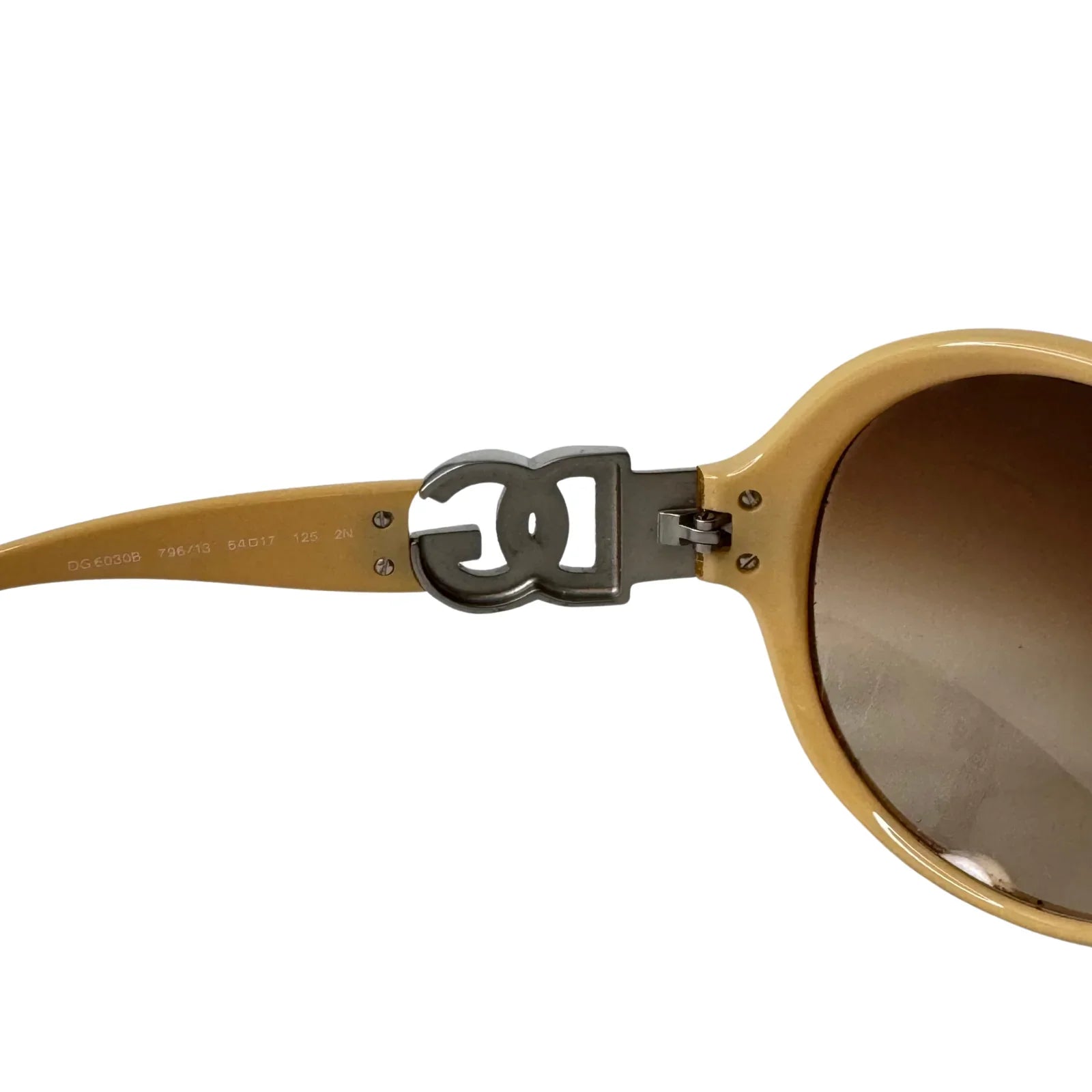 DOLCE & GABBANA 6030B Crystal Beige Gradient Sunglasses - Lost Designer