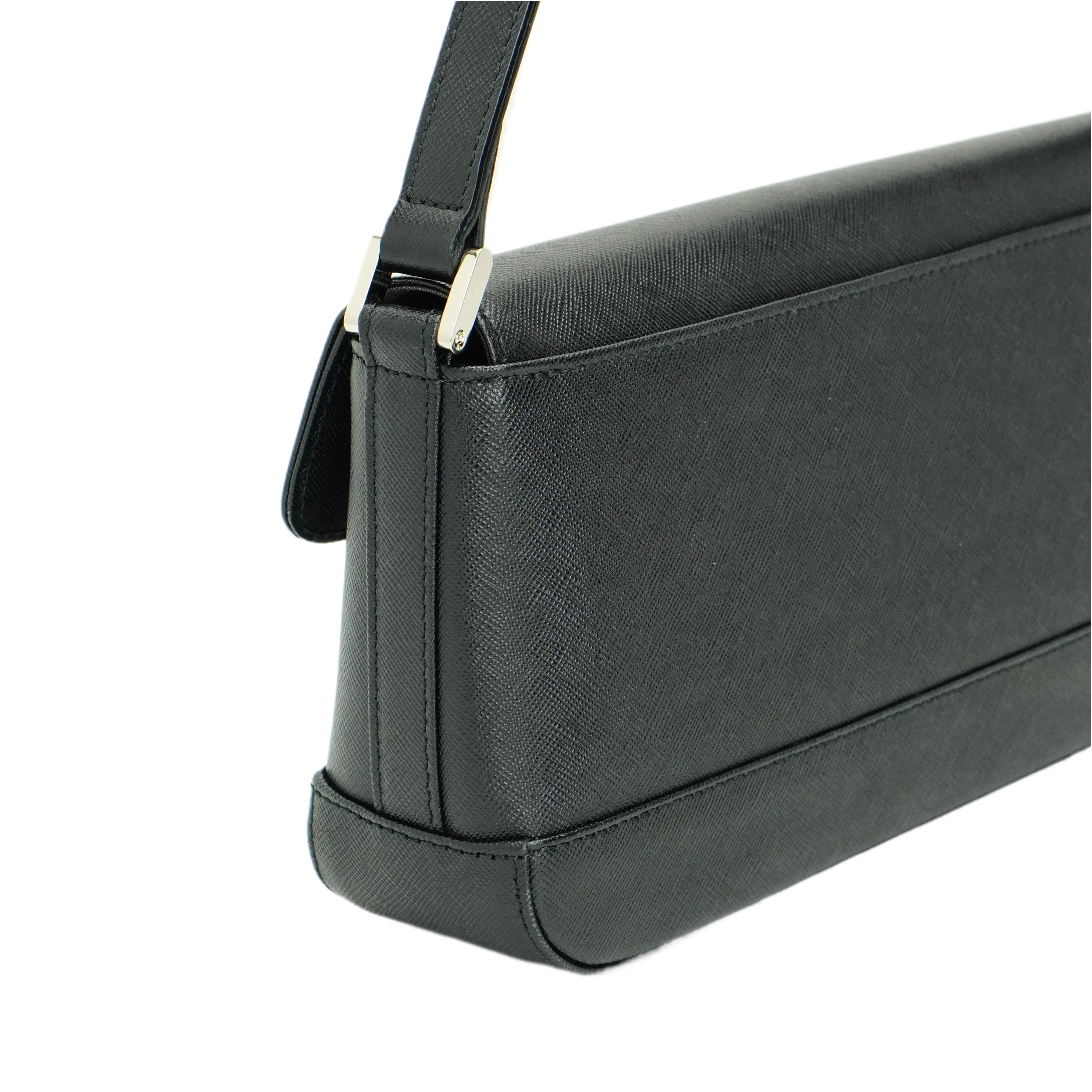 Burberry Black Leather Shoulder Bag - Lost Designer