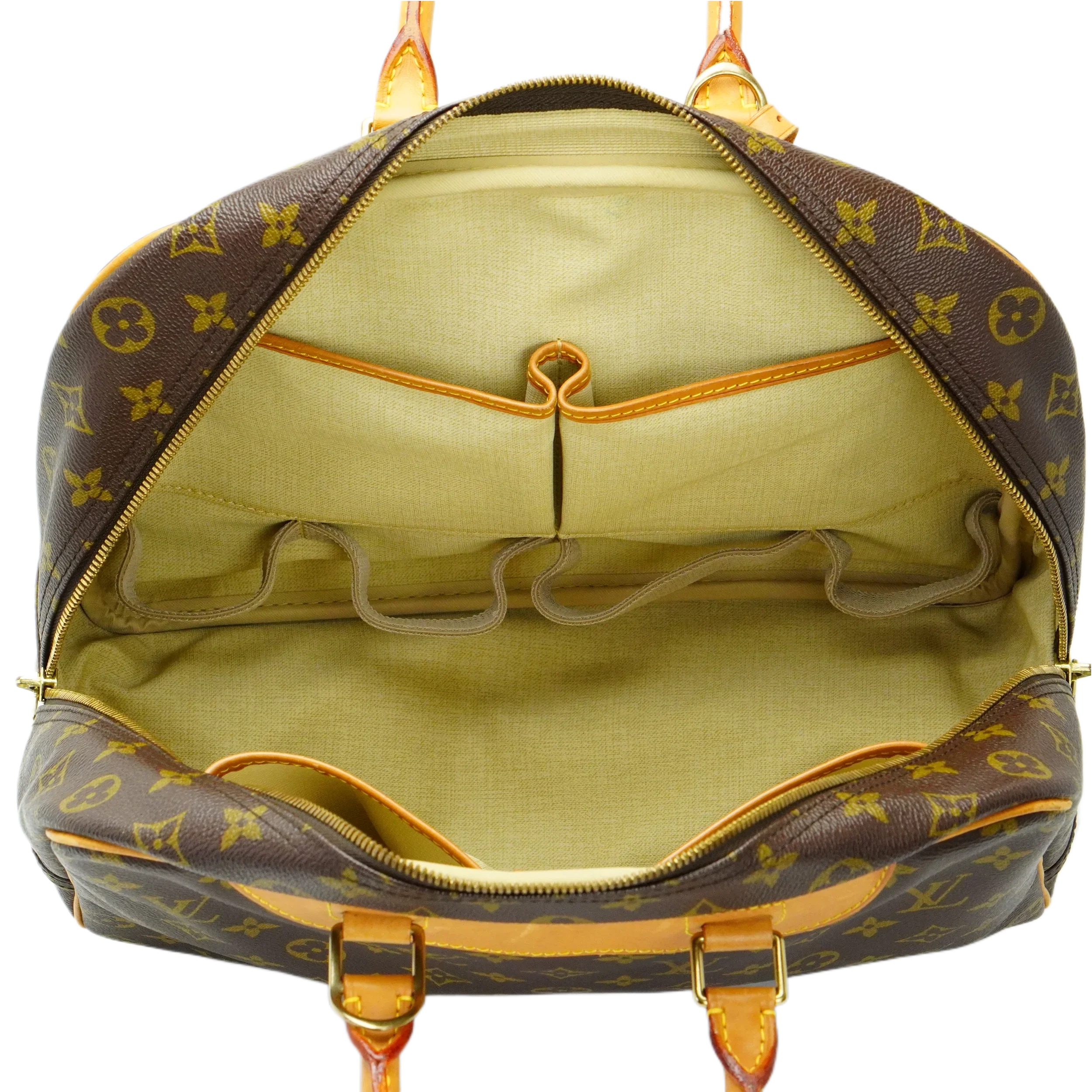 Louis Vuitton Deauville Monogram Canvas Handbag - Lost Designer