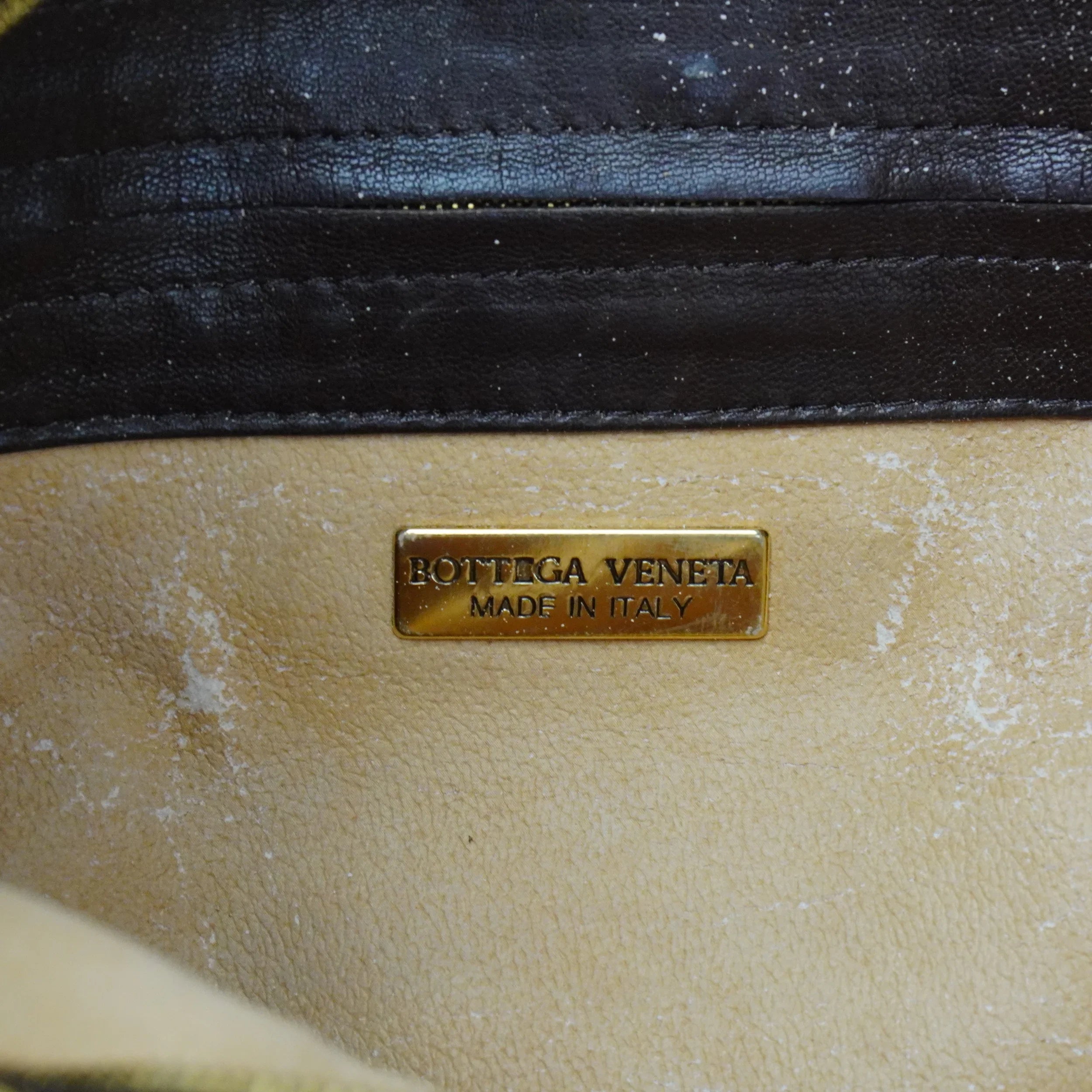 Bottega Veneta Multicoloured Khaki Leather Handbag - Lost Designer