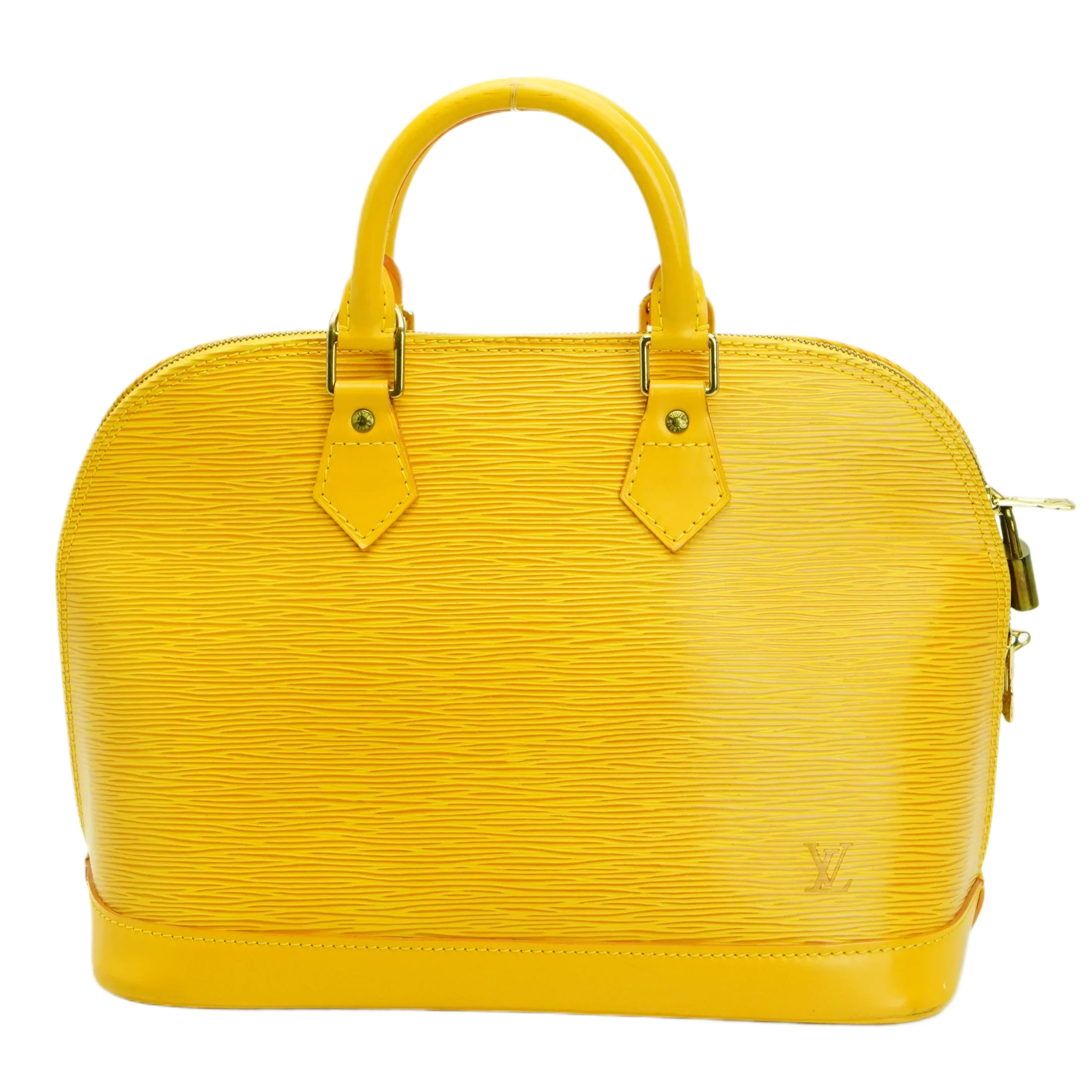 Louis Vuitton Epi Leather Alma Pm Yellow - Lost Designer