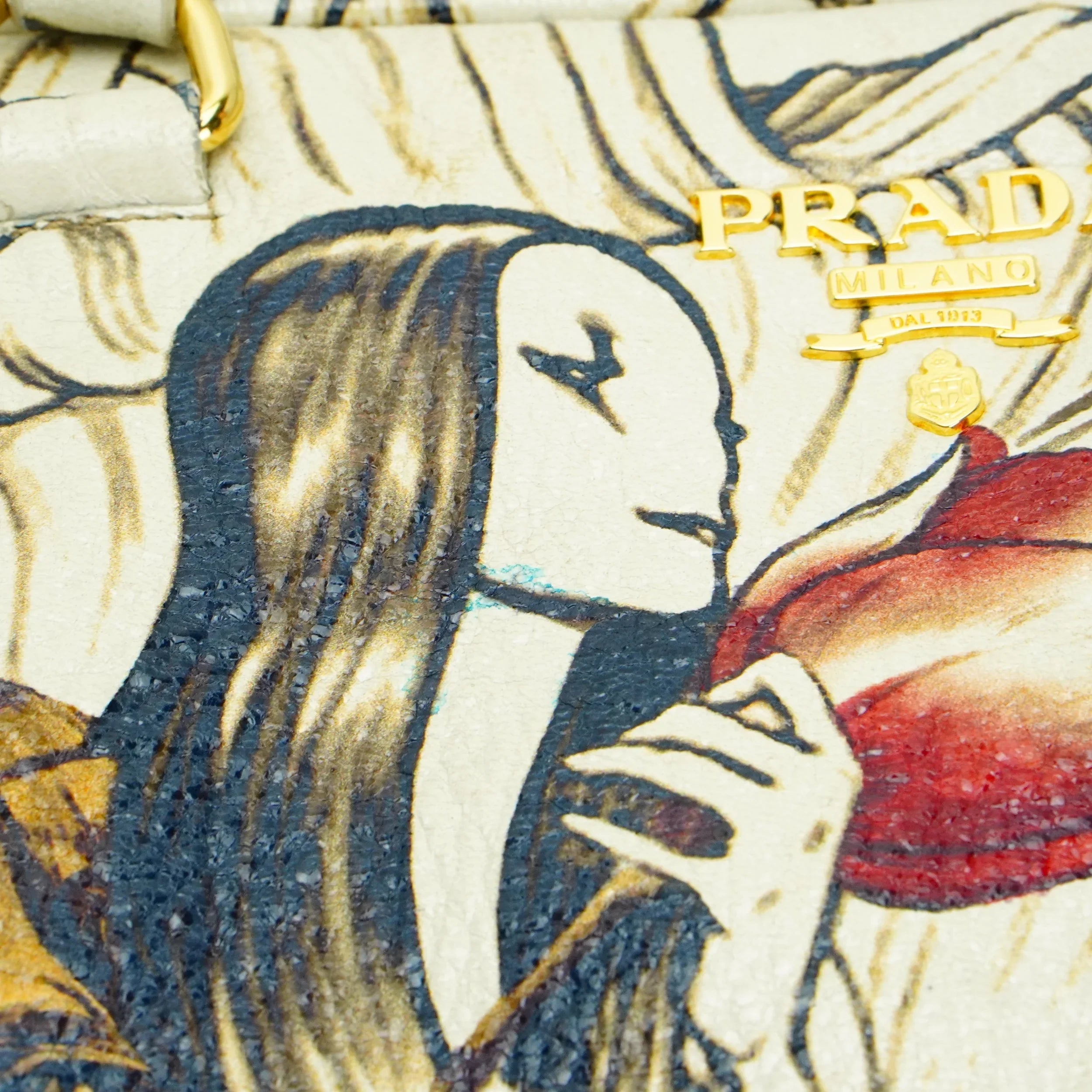 Prada x James Jean Spring 2008 Collection Fairy Bowler Abstract Handbag - Lost Designer