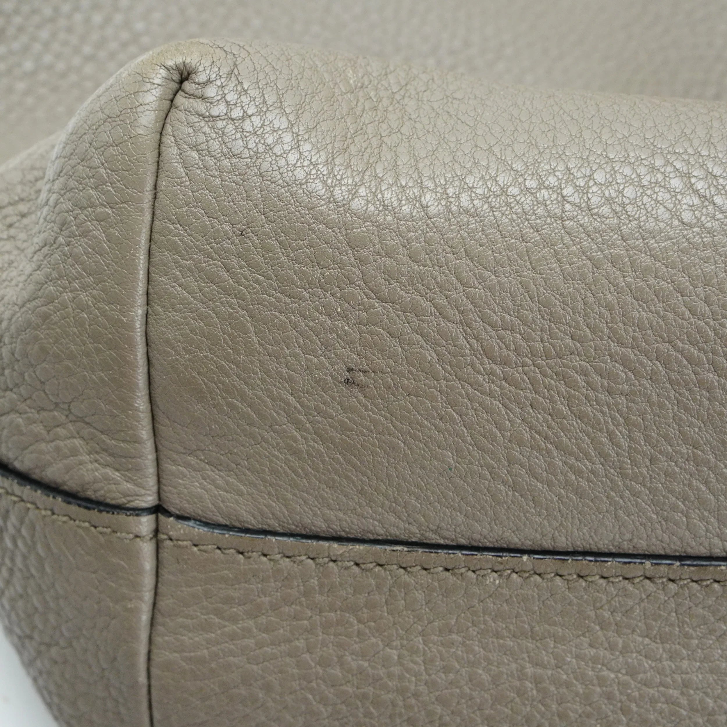 Prada Grey Vitello Daino Handbag - Lost Designer