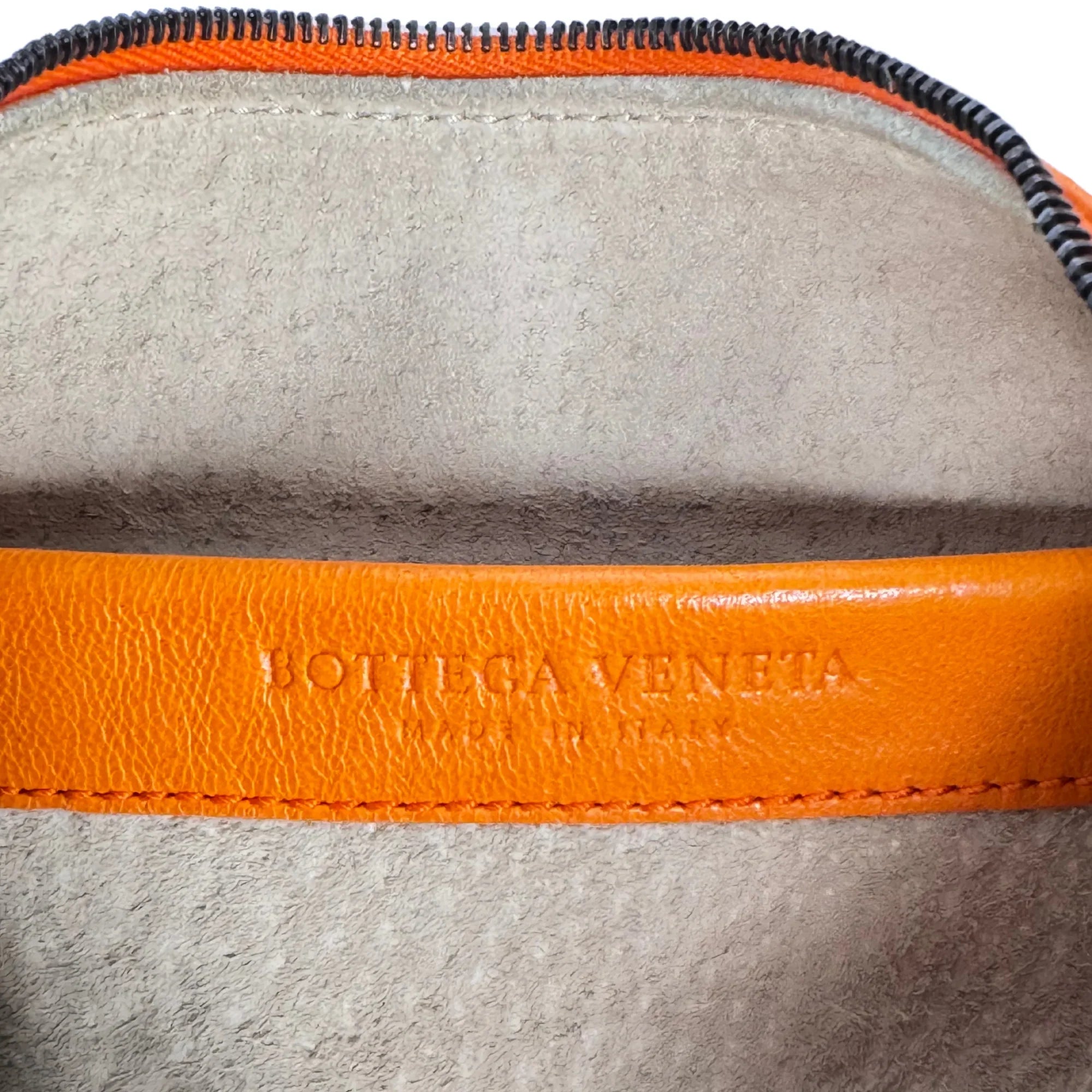 Bottega Veneta Orange Leather Mini Handbag - Lost Designer