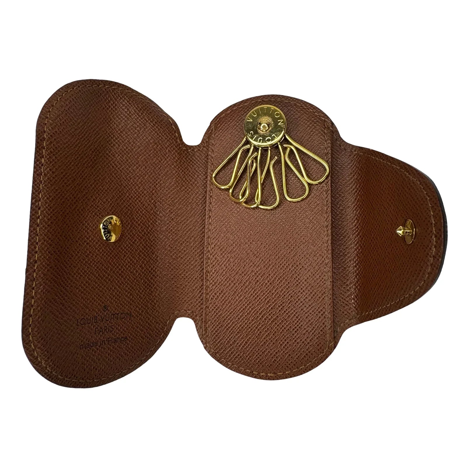 Louis Vuitton Monogram Round Pouch Key Holder GM - Lost Designer
