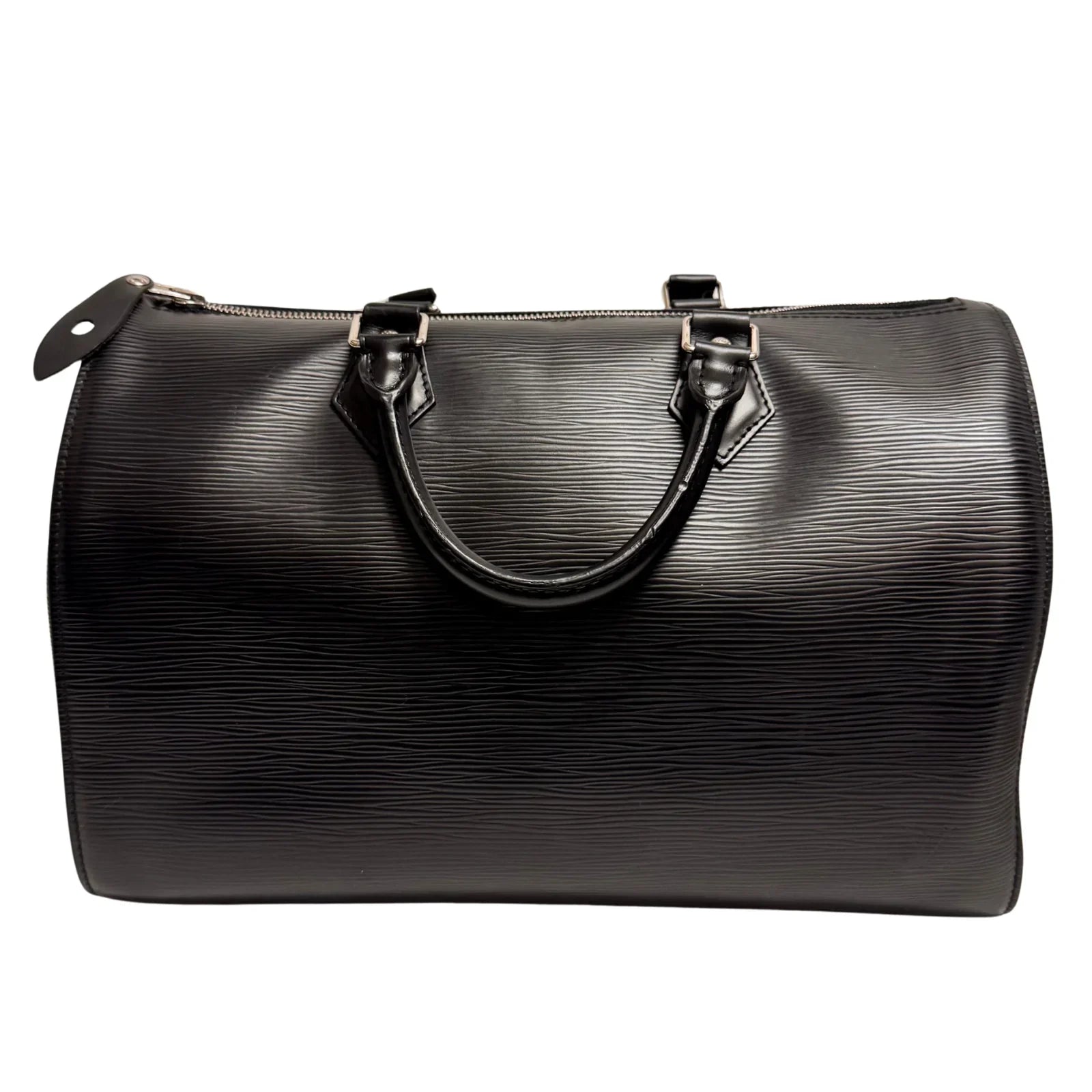 Louis Vuitton Epi Speedy 30 Black Bag - Lost Designer