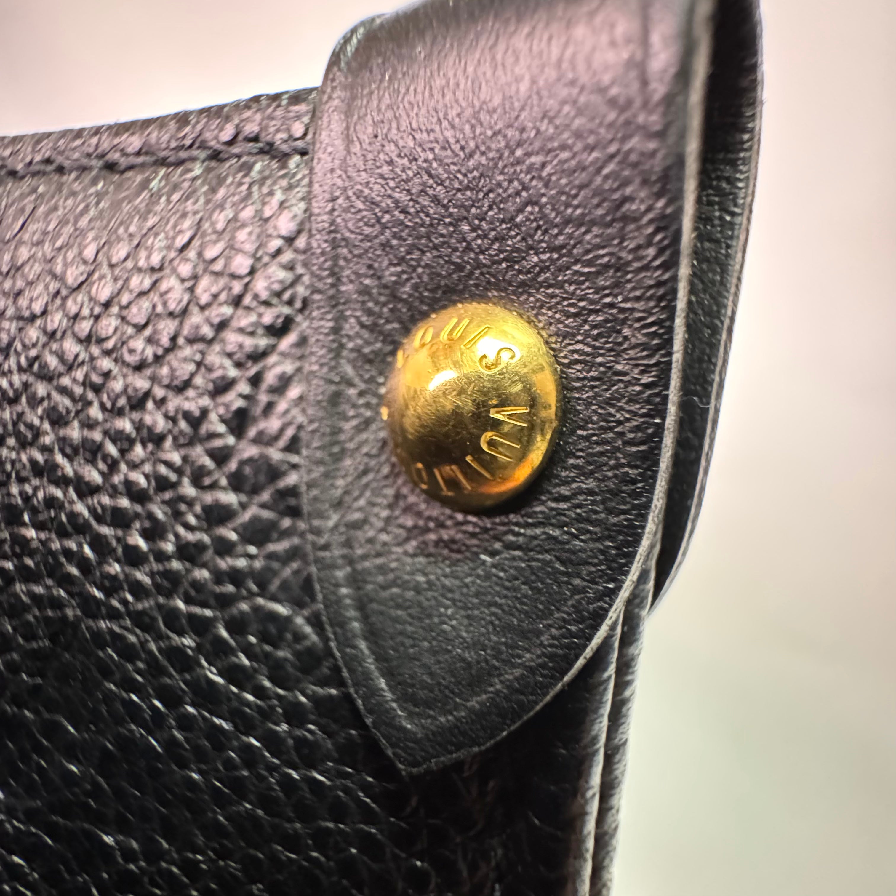 Louis Vuitton OnTheGo Monogram Tote Bag Leather Black - Lost Designer