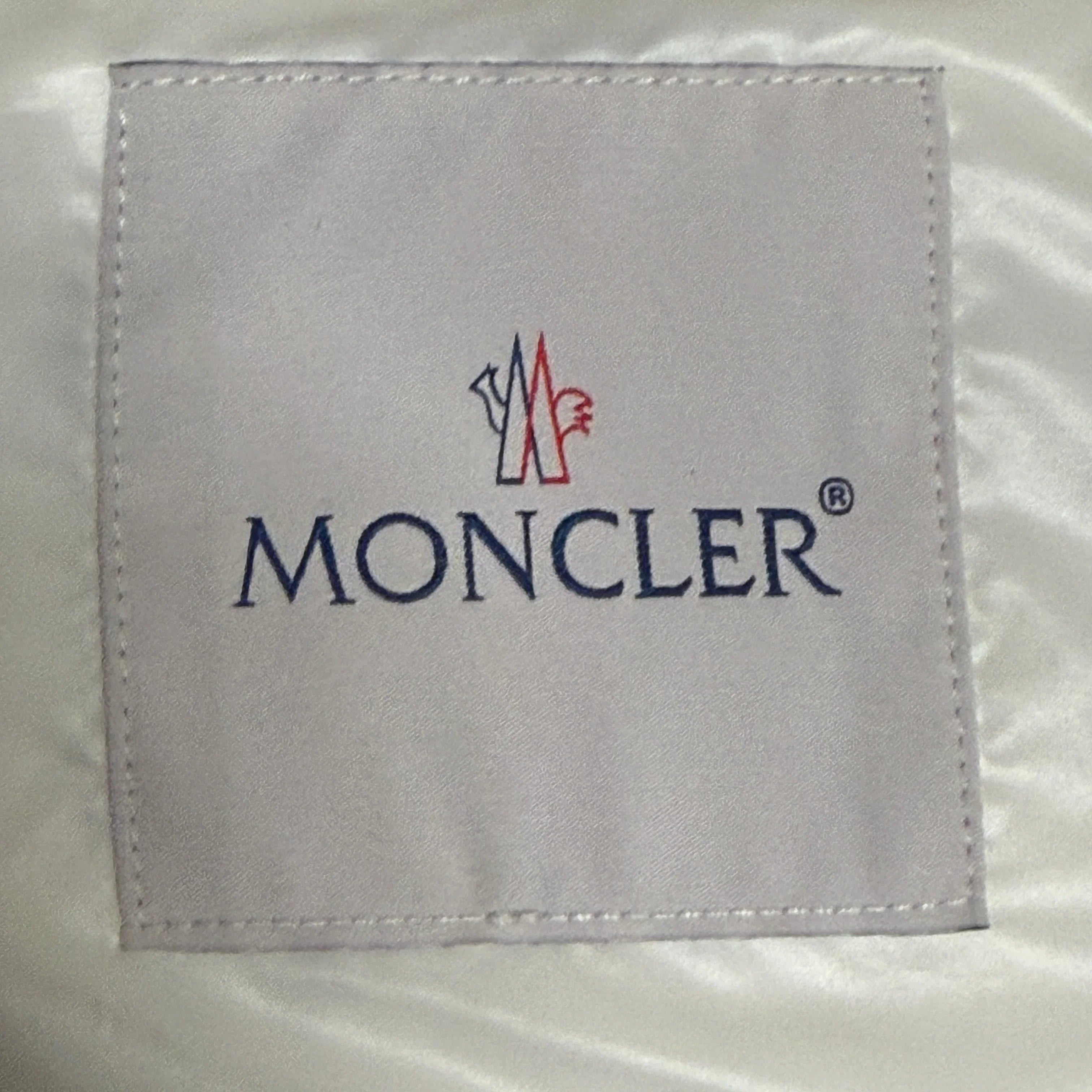 Moncler Grimblat Giubbotto Women's Puffer Jacket Off White size 2 / Medium - Lost Designer