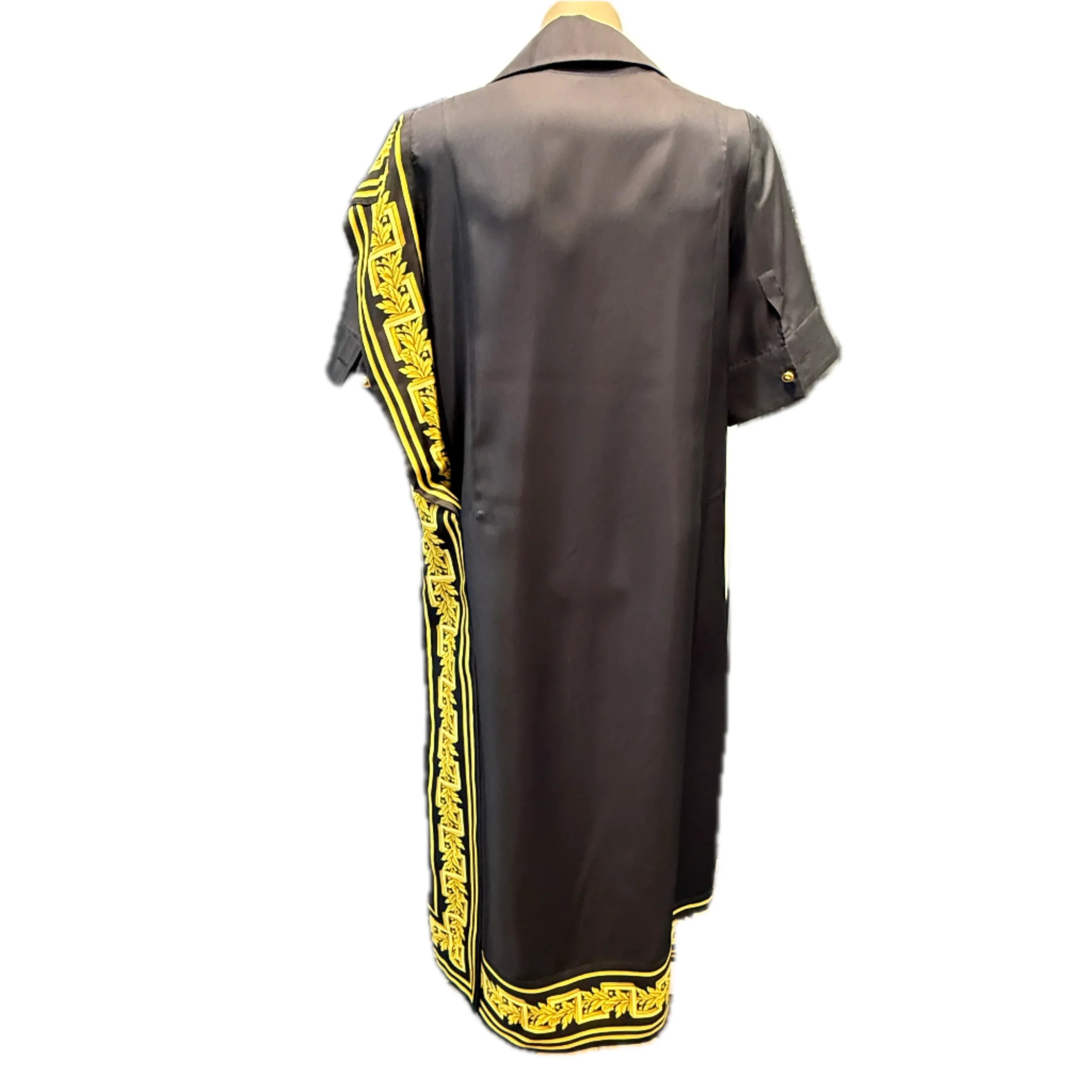Black/Gold versace Dress, 46 - Lost Designer