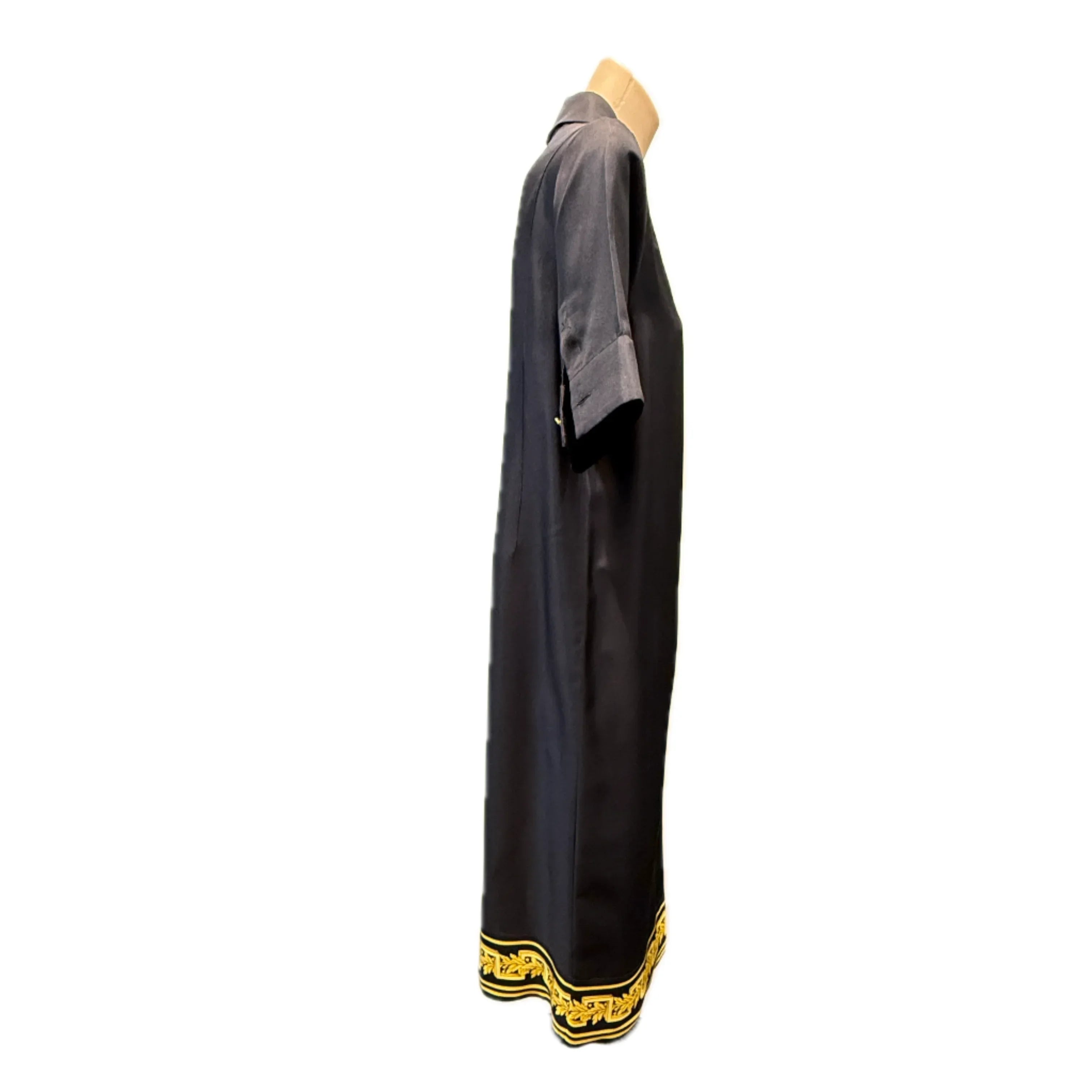 Black/Gold versace Dress, 46 - Lost Designer