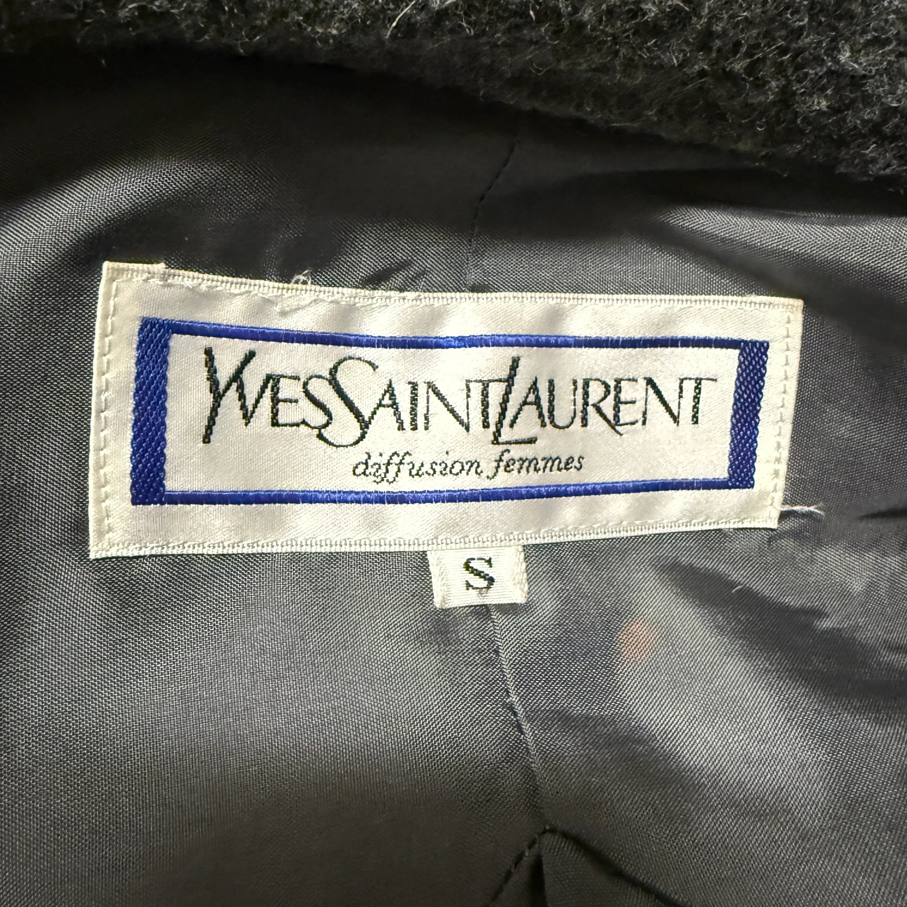 Saint Laurent Fuschia Pink Wool Coat - Lost Designer