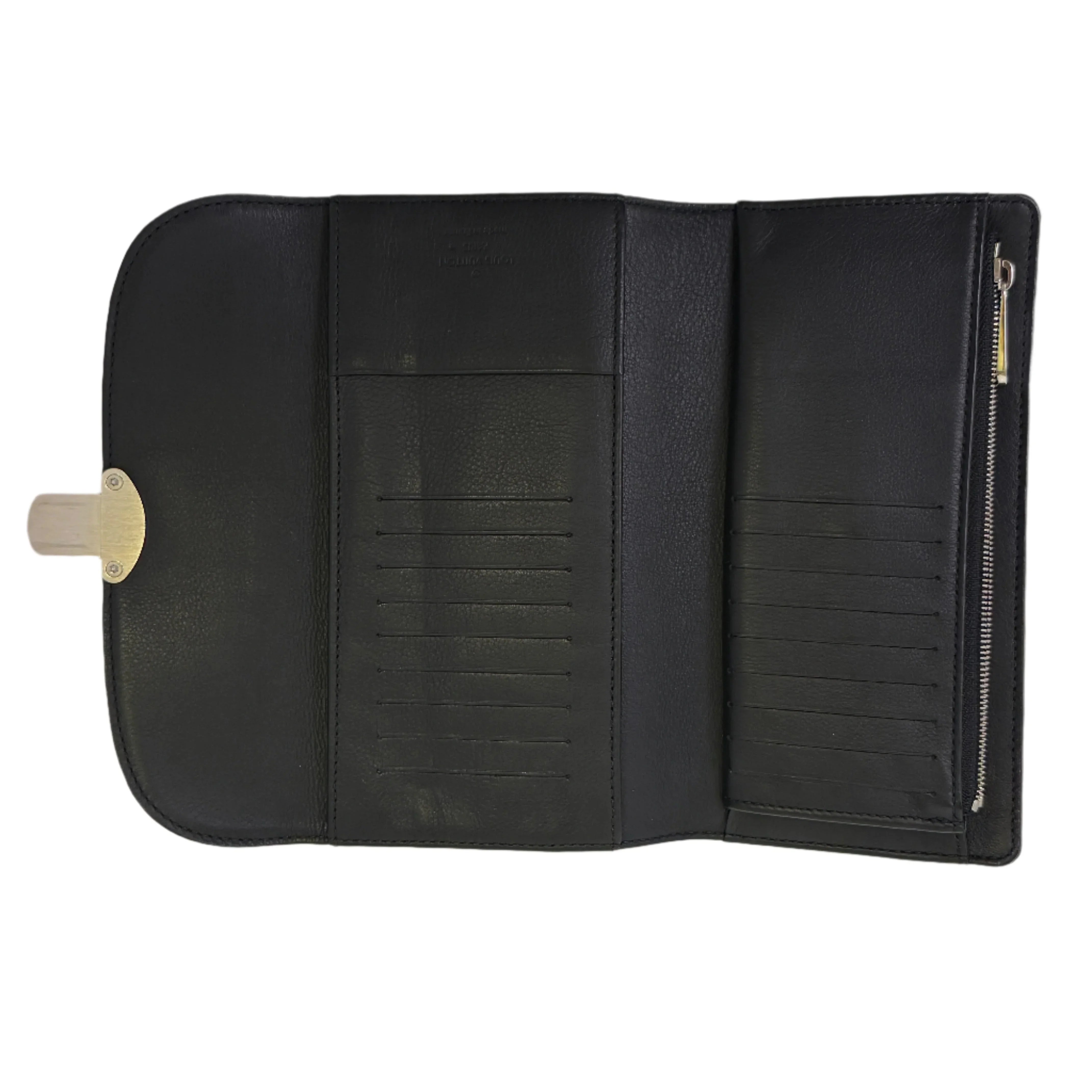 Louis Vuitton Mahina Amelia Long Wallet Black - Lost Designer