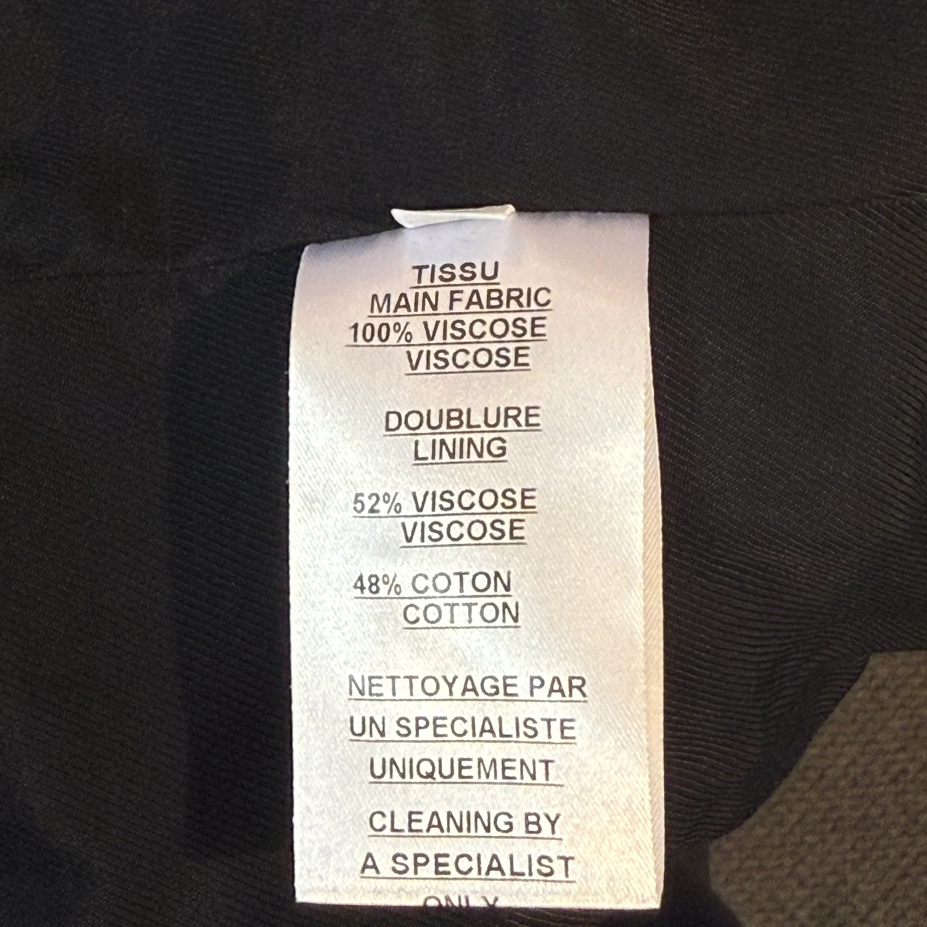 Balmain Satin Marble Jacket Blazer Womens 40 - Lost Designer