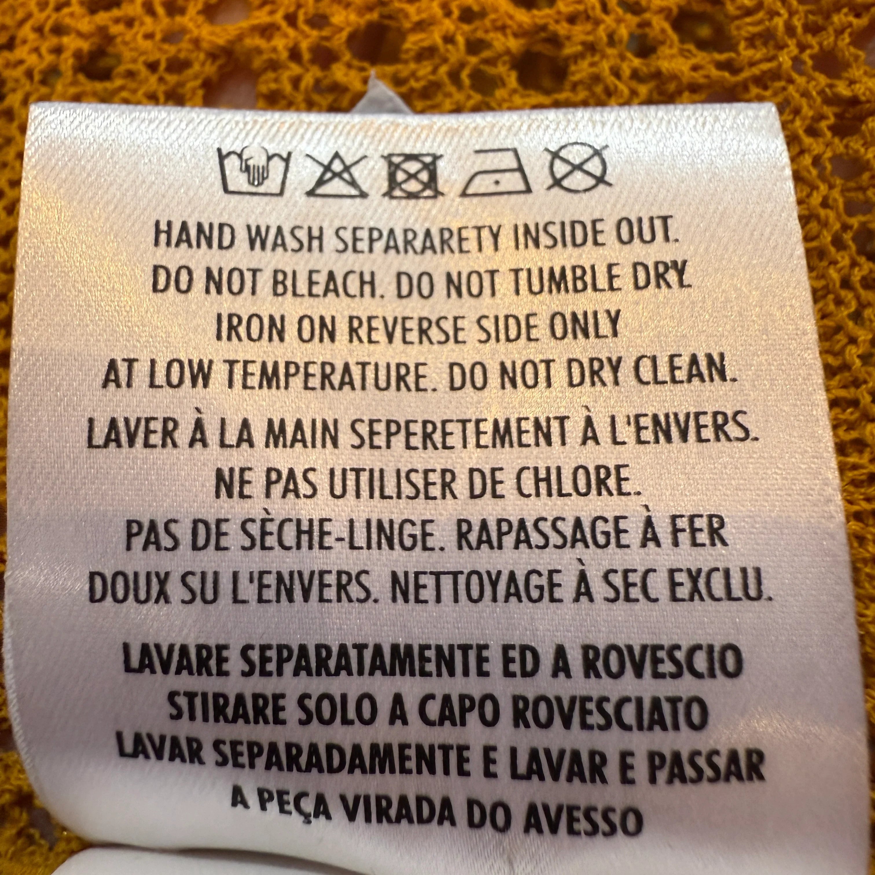 Gucci Mustard Studded Short Sleeve Silk Top Small - Lost Designer