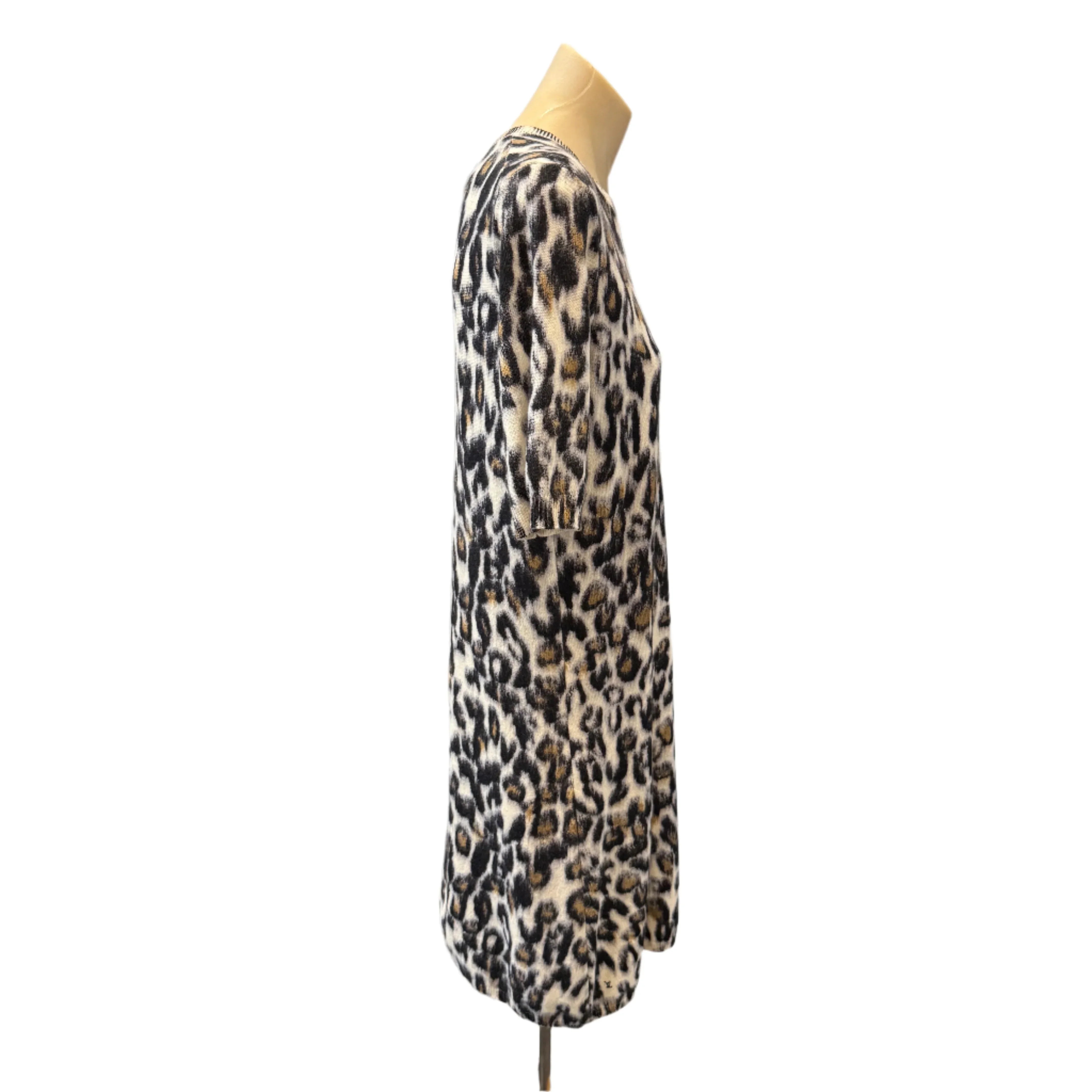 Louis Vuitton Cachemire Leopard Print Mini Dress Medium - Lost Designer