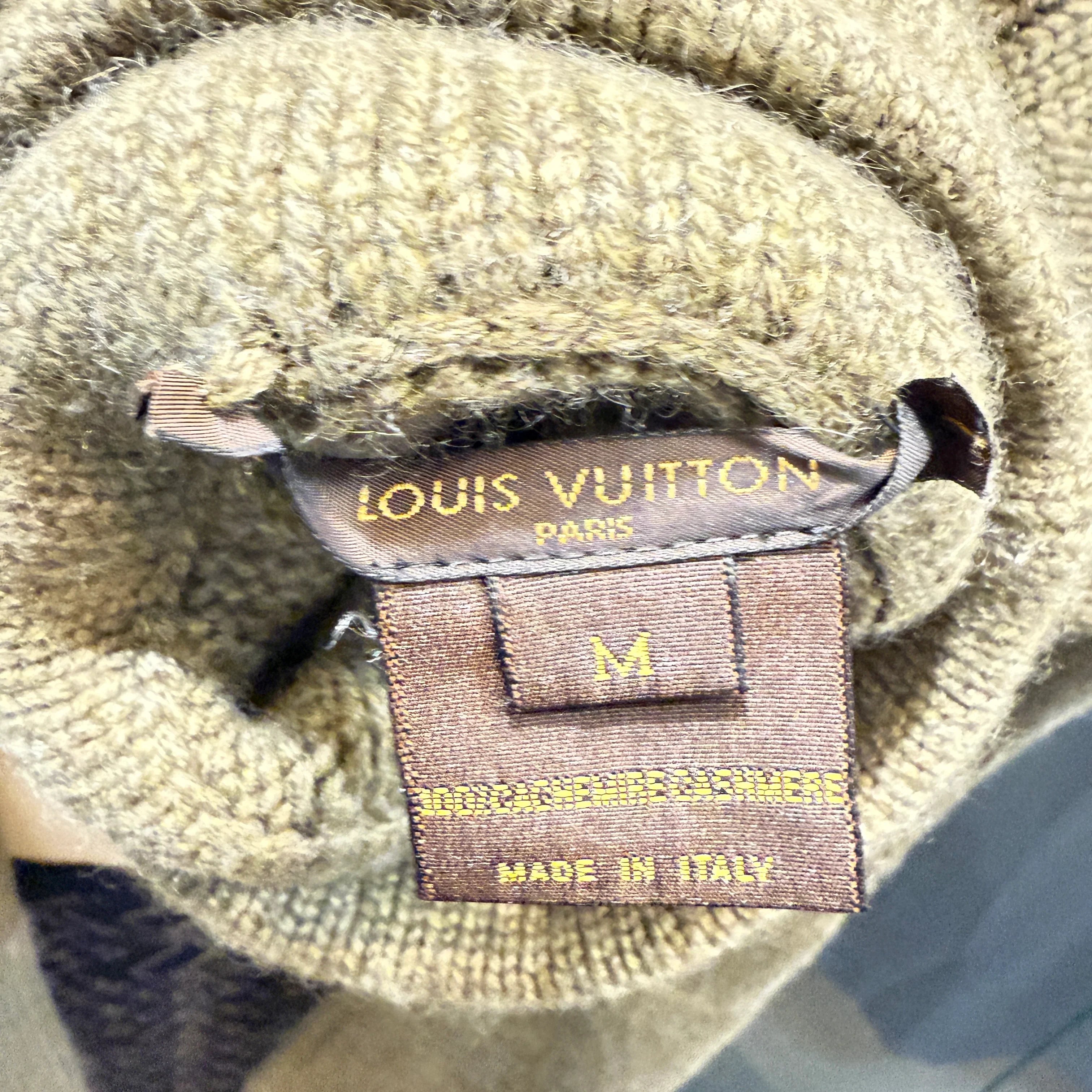 Louis Vuitton Cashmere Knitted Sweater Medium - Lost Designer