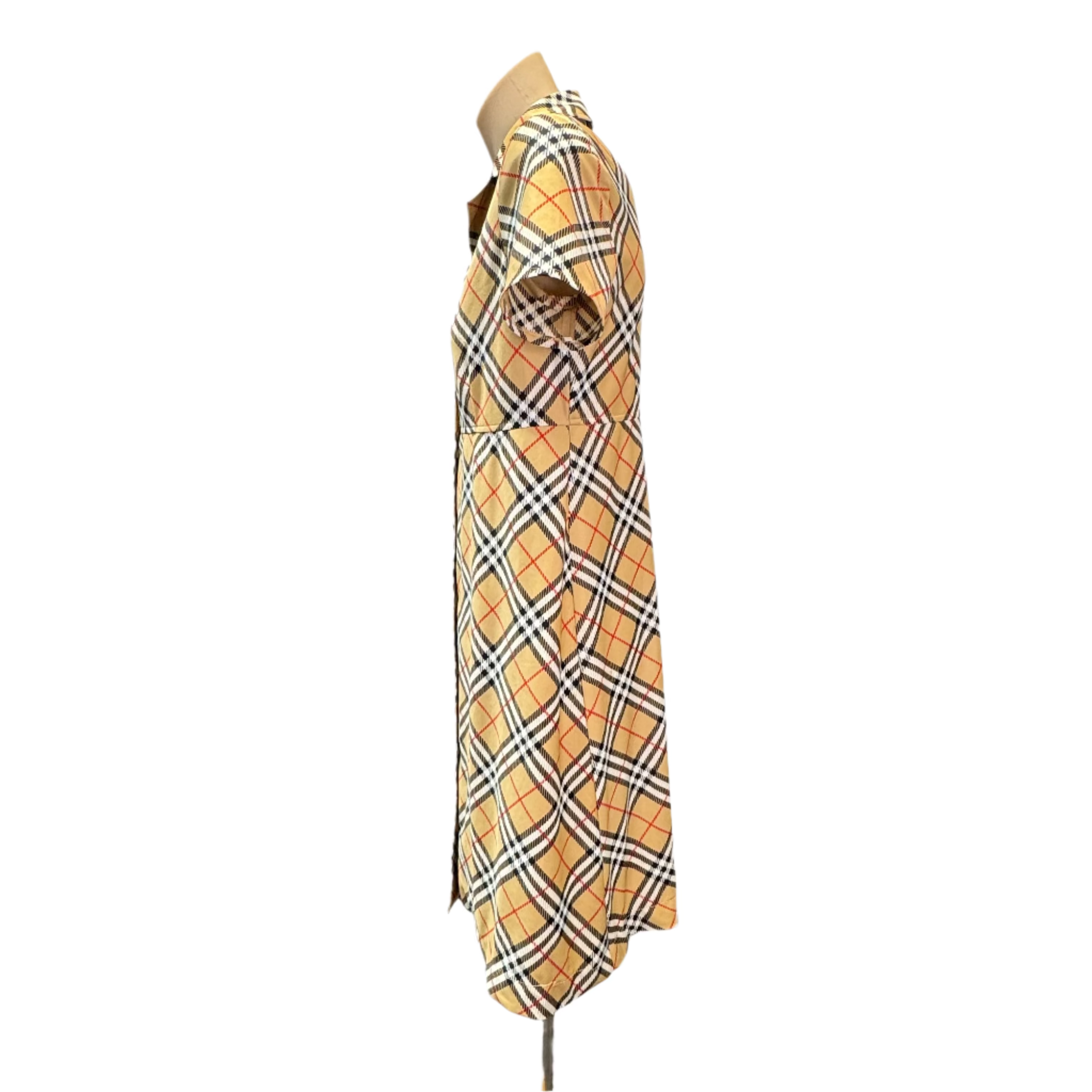 Burberry Check half-sleeve dress - Lost Designer