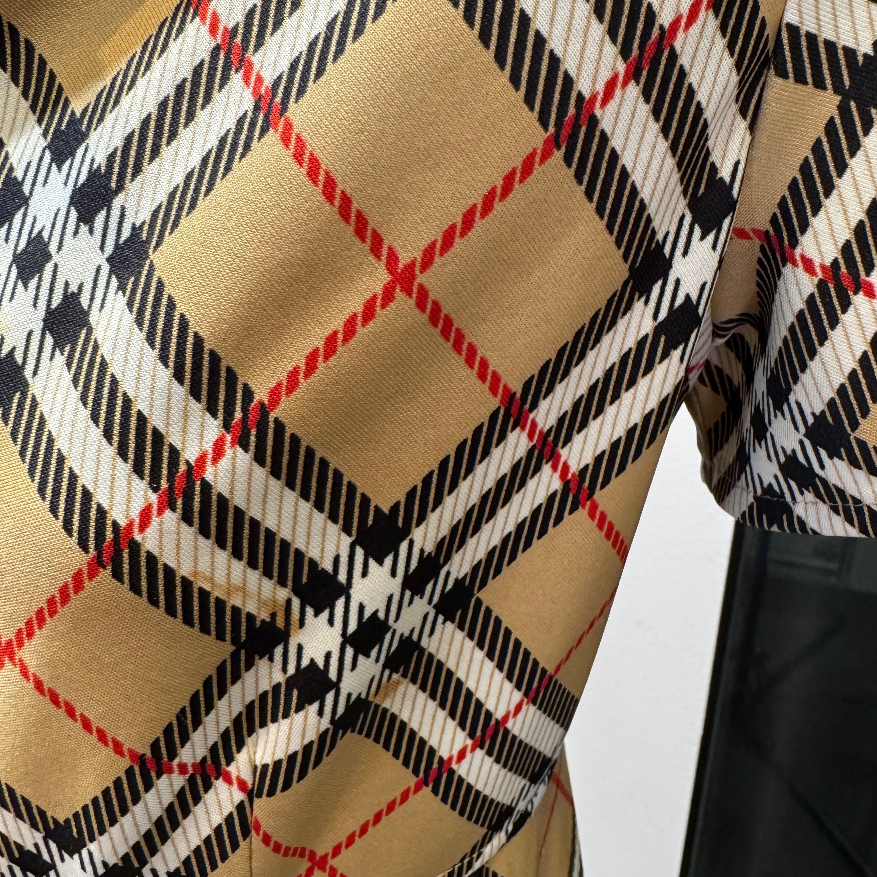 Burberry Check half-sleeve dress - Lost Designer