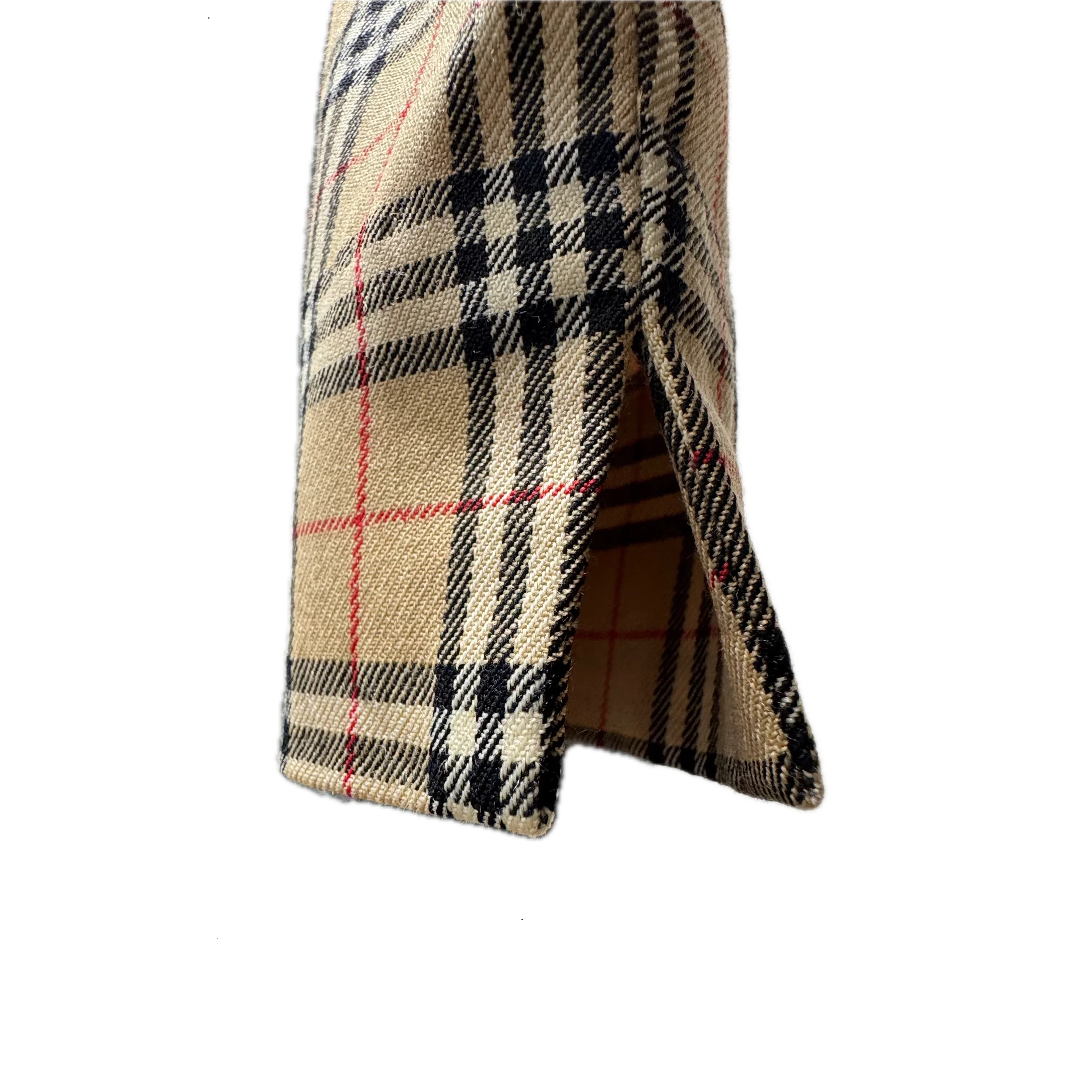 Burberry Check Short sleeve dress Beige size 38 - Lost Designer