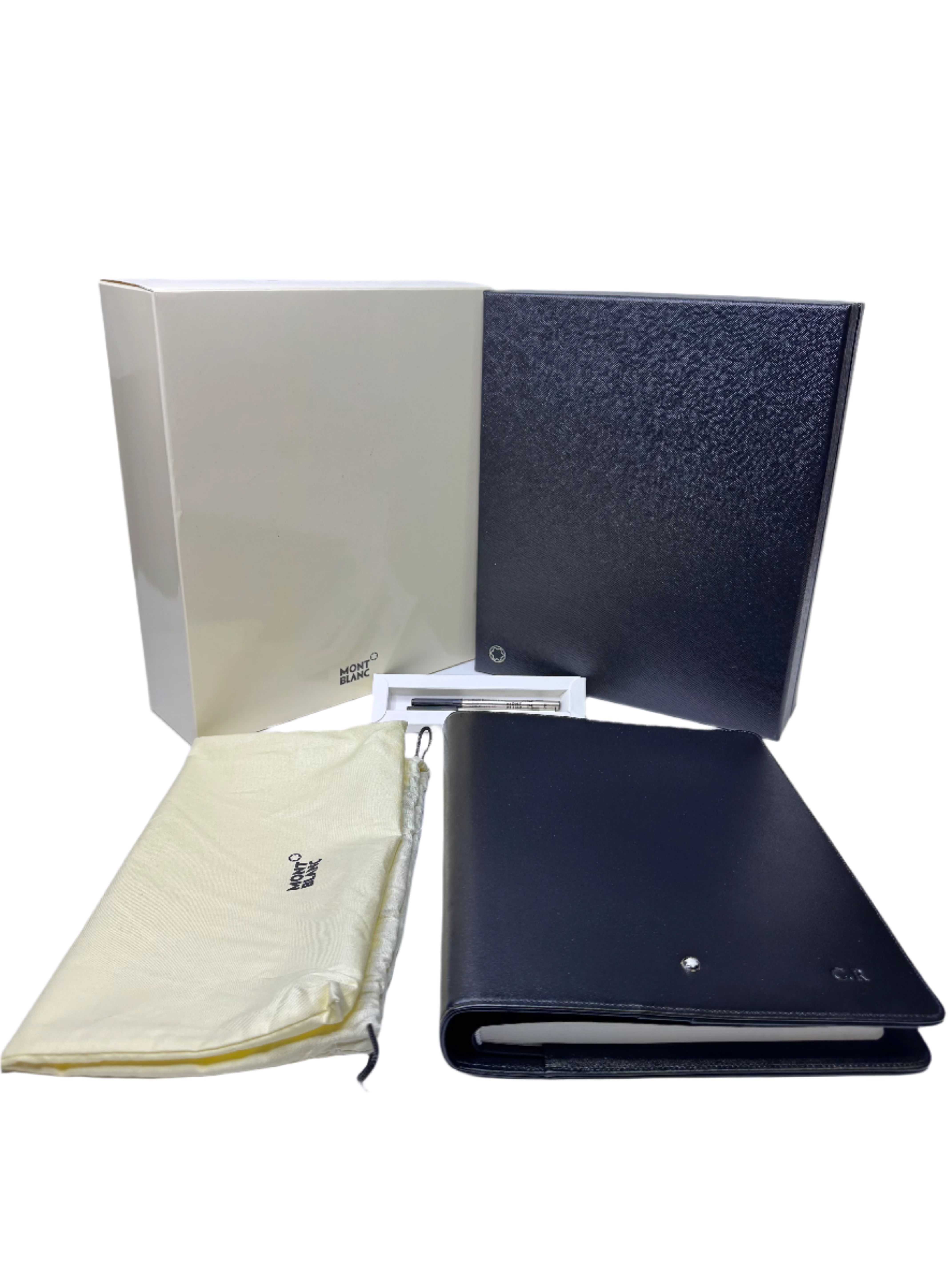 Montblanc Leather Notebook Diary and Ball pen set - Lost Designer