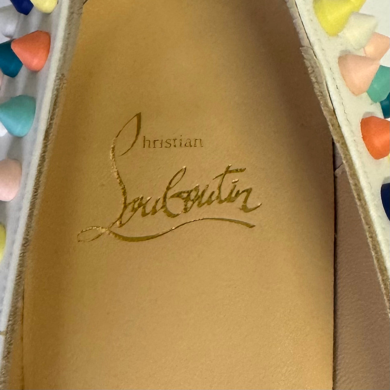 Christian Louboutin Gomme Pigalle Spikes 120 Pumps Multicoloured 39.5 - Lost Designer