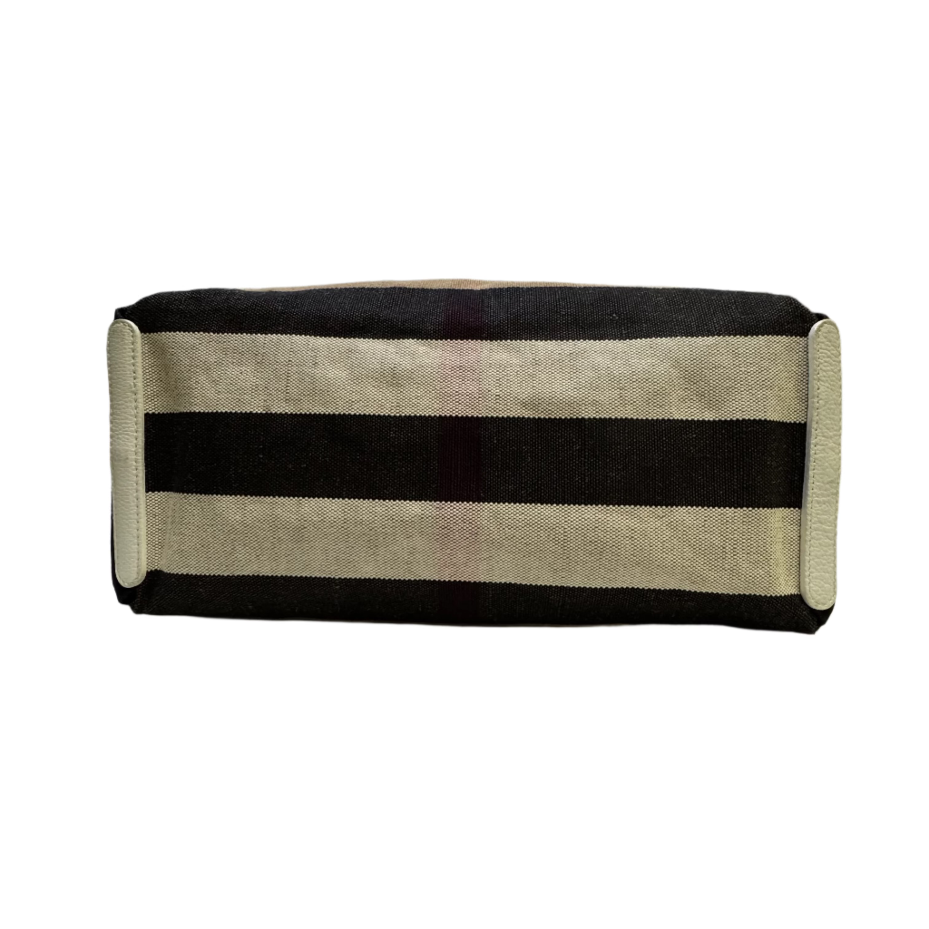 Burberry Canvas House Check Union Jack Sketchbook Reversible Doodle Tote - Lost Designer
