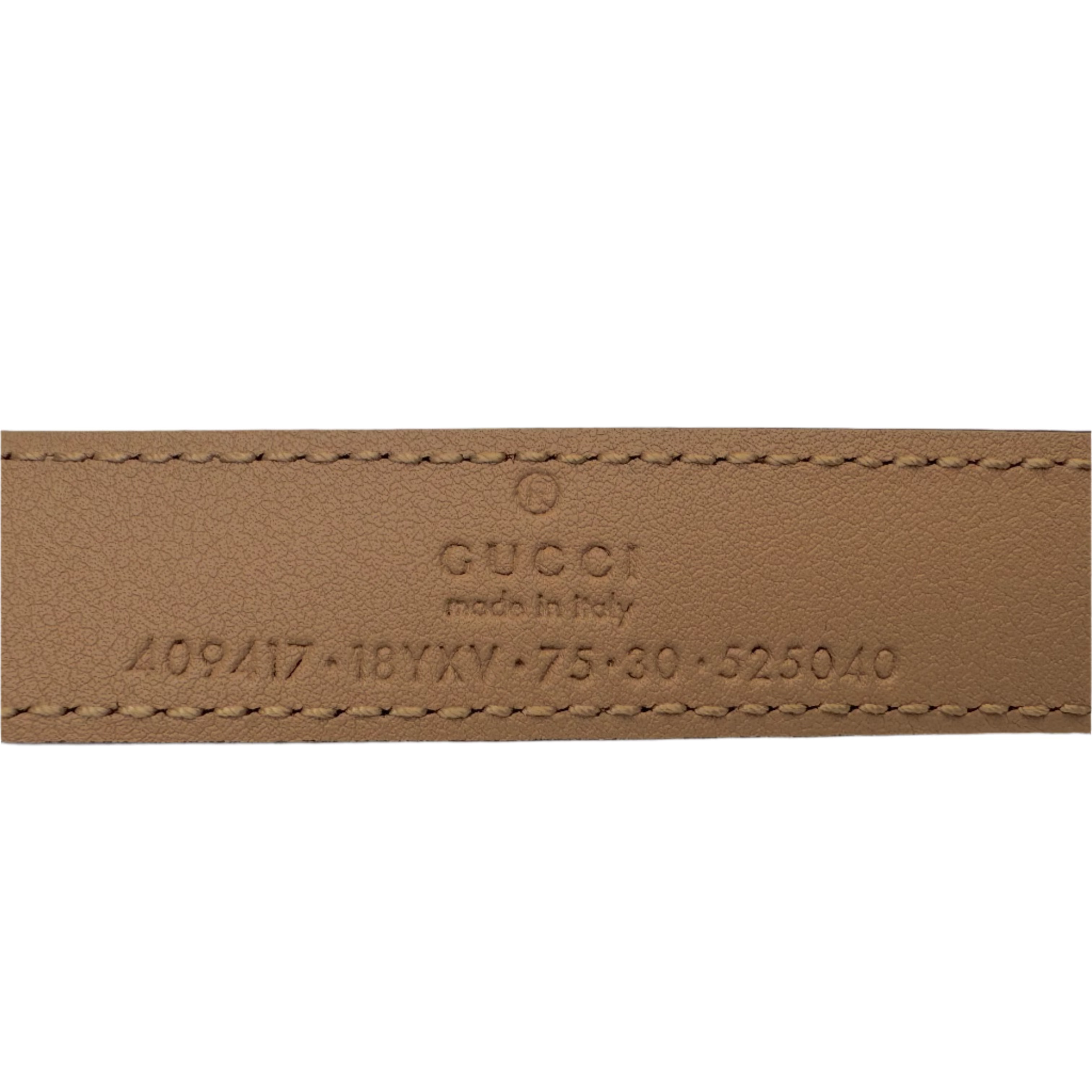 Gucci GG Marmont Monochrome Belt Leather with Enamel Thin - Lost Designer