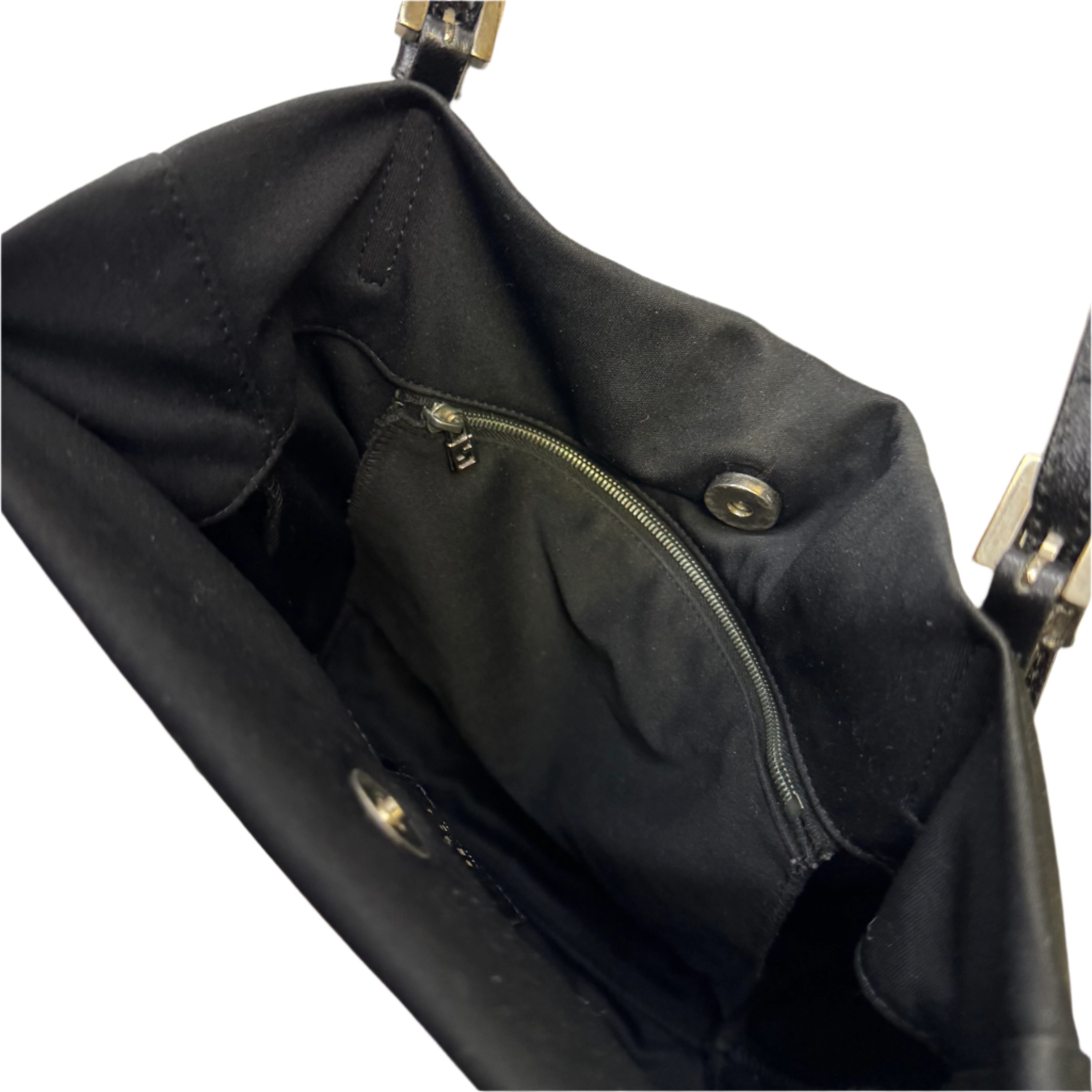 Fendi Mini Tote Bag Nylon Black - Lost Designer