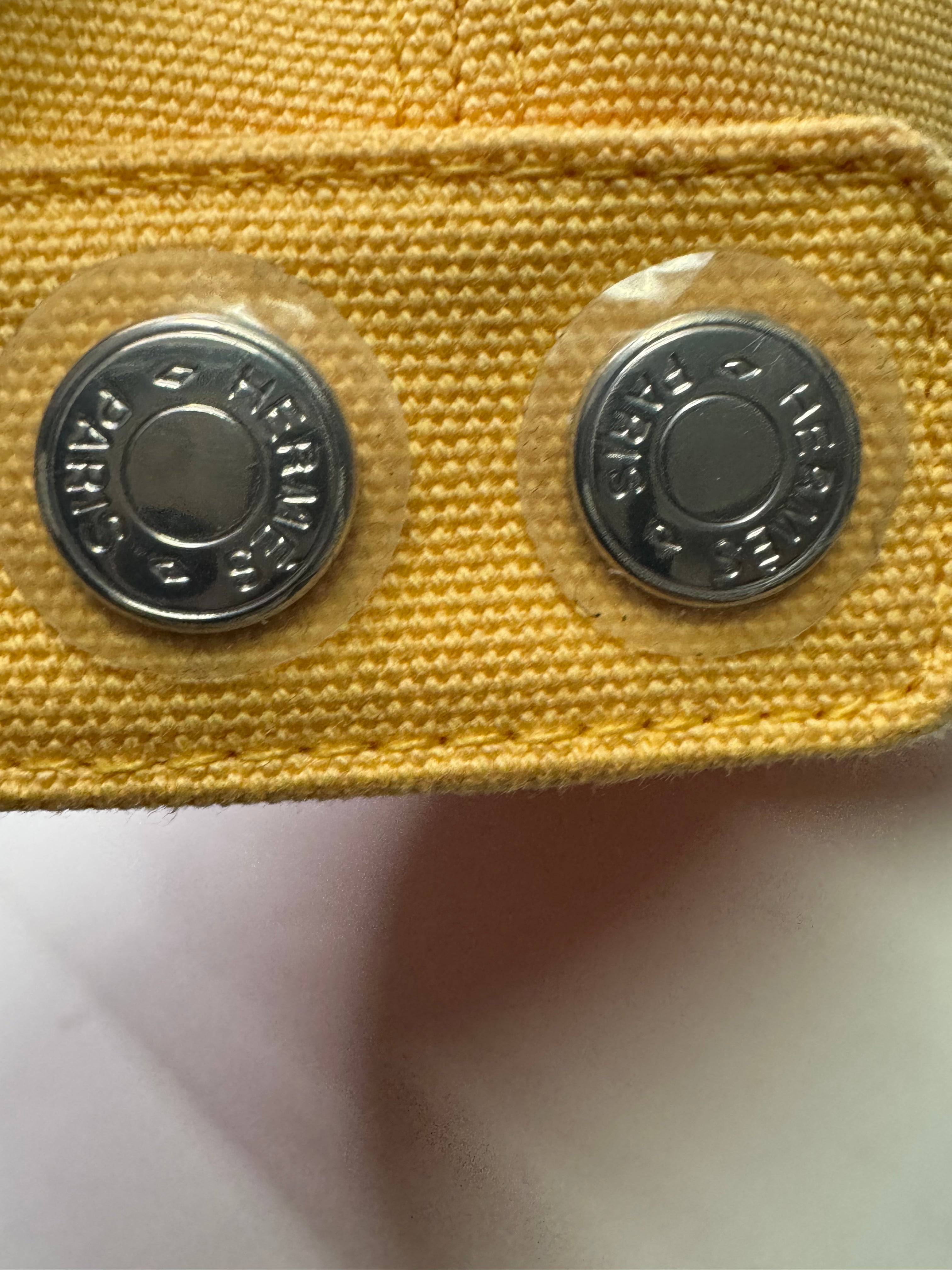 Hermes Cotton Davis Sunshine Baseball Cap Hat 57 - Lost Designer