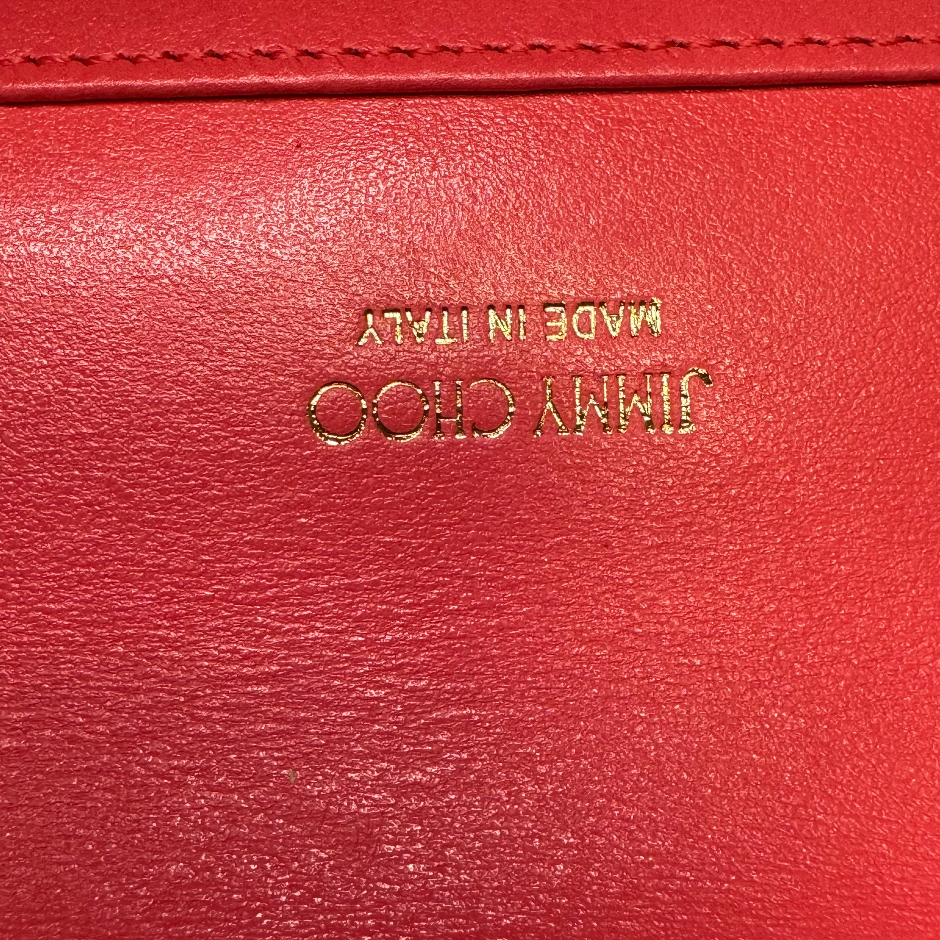 Jimmy Choo Clutch Patent Leather Pink - Lost Designer