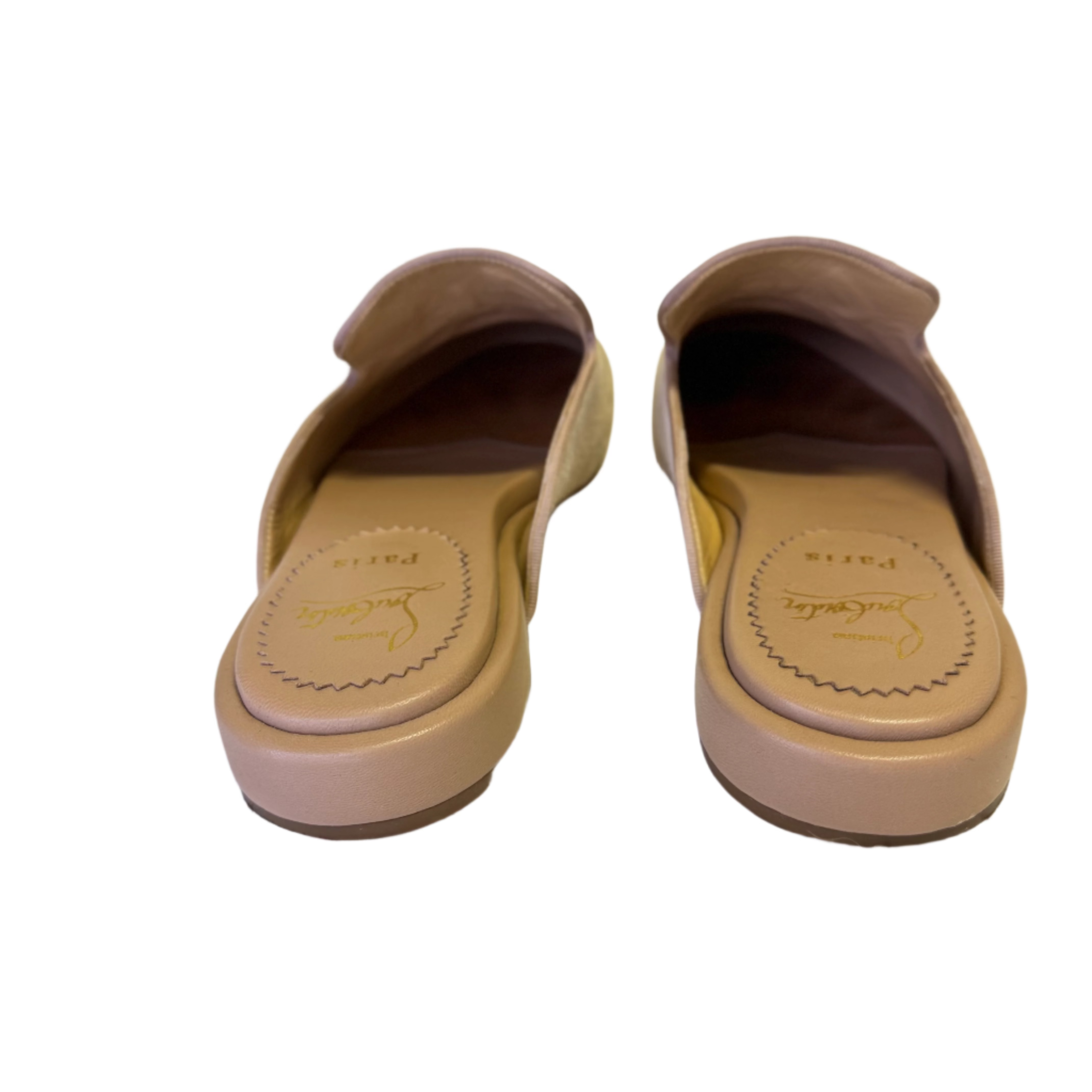 Christian Louboutin Coolito Flat Slides Mules Brown - Lost Designer