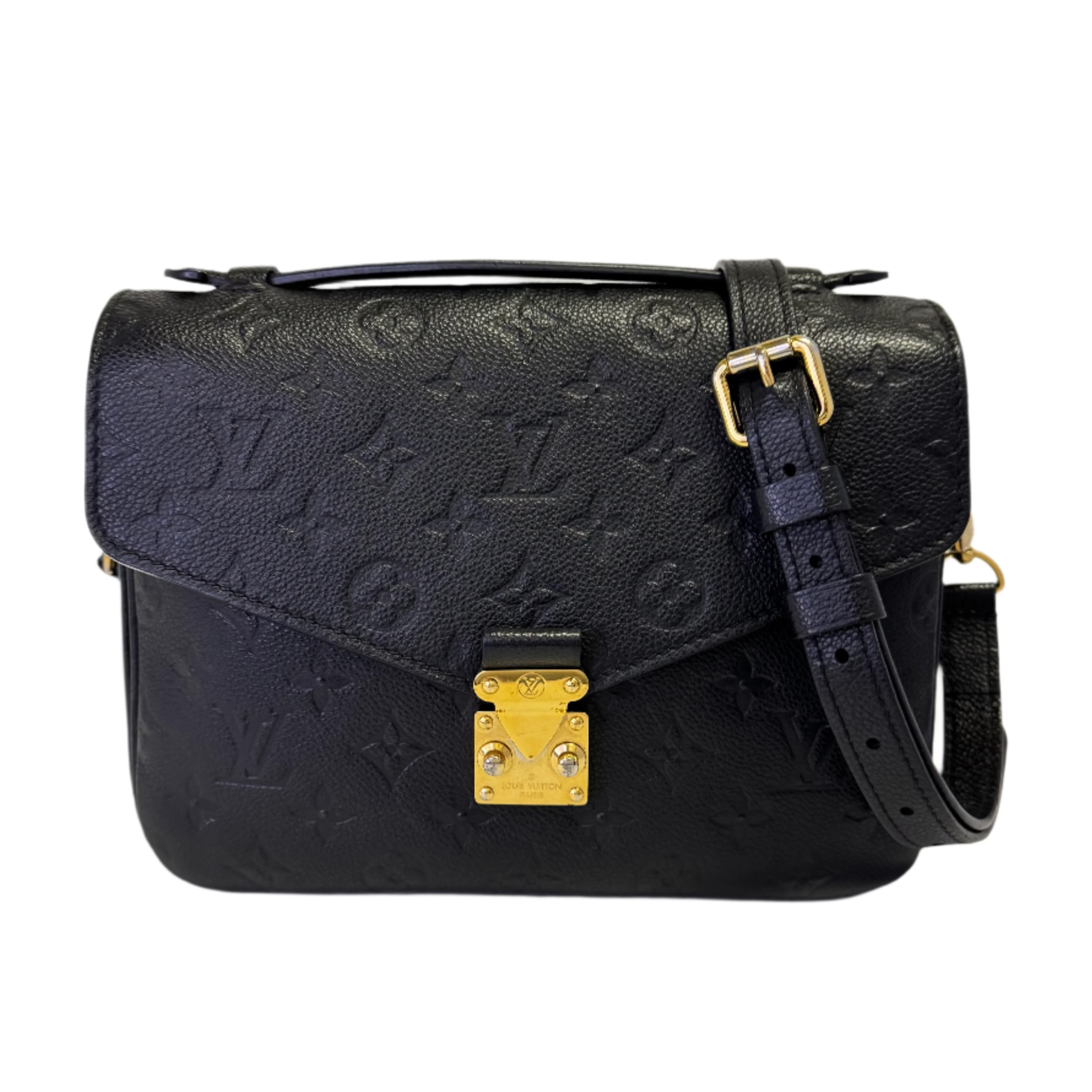 Louis Vuitton Empriente Pochette Metis Bag Leather Black - Lost Designer