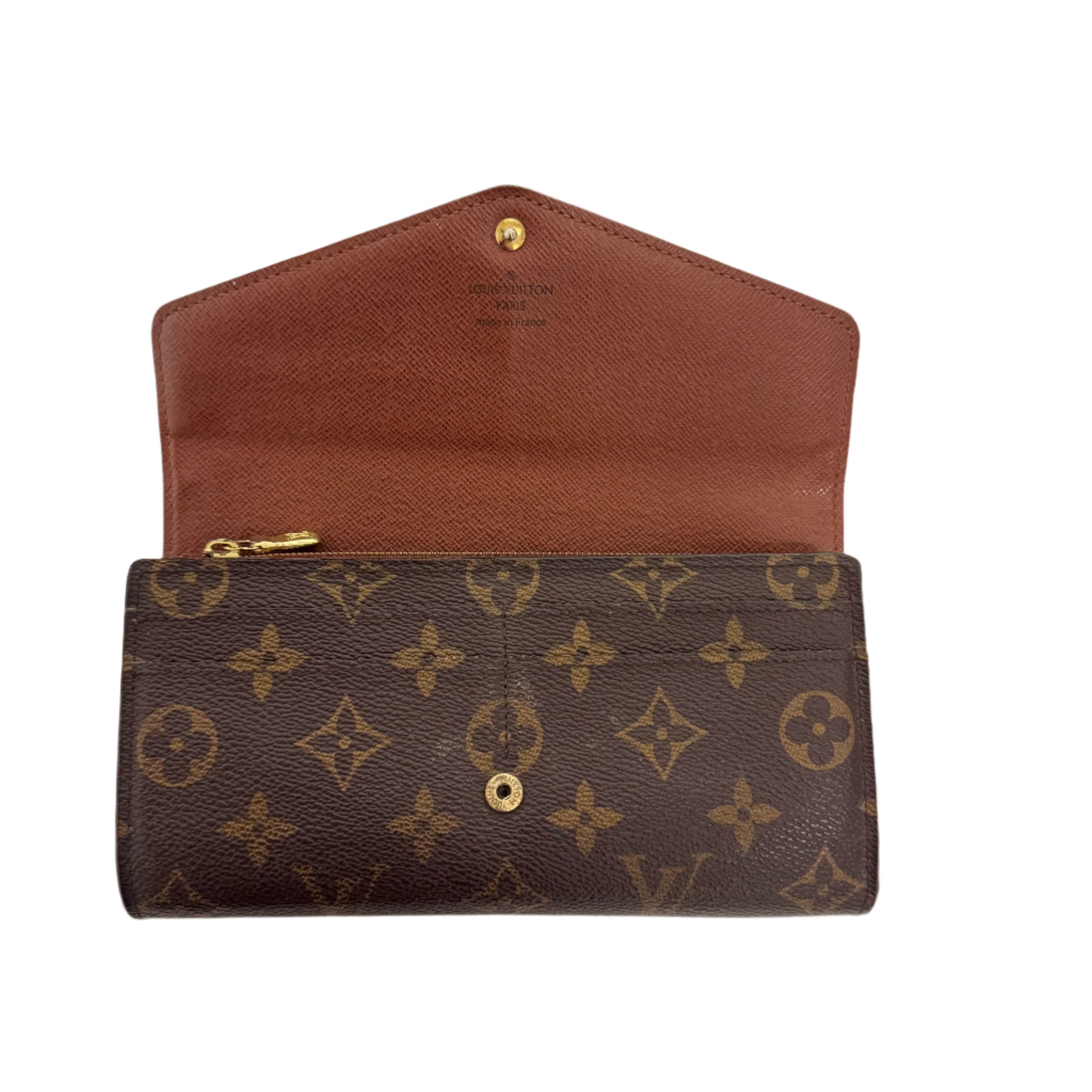Louis Vuitton Monogram Long Sarah Wallet - Lost Designer