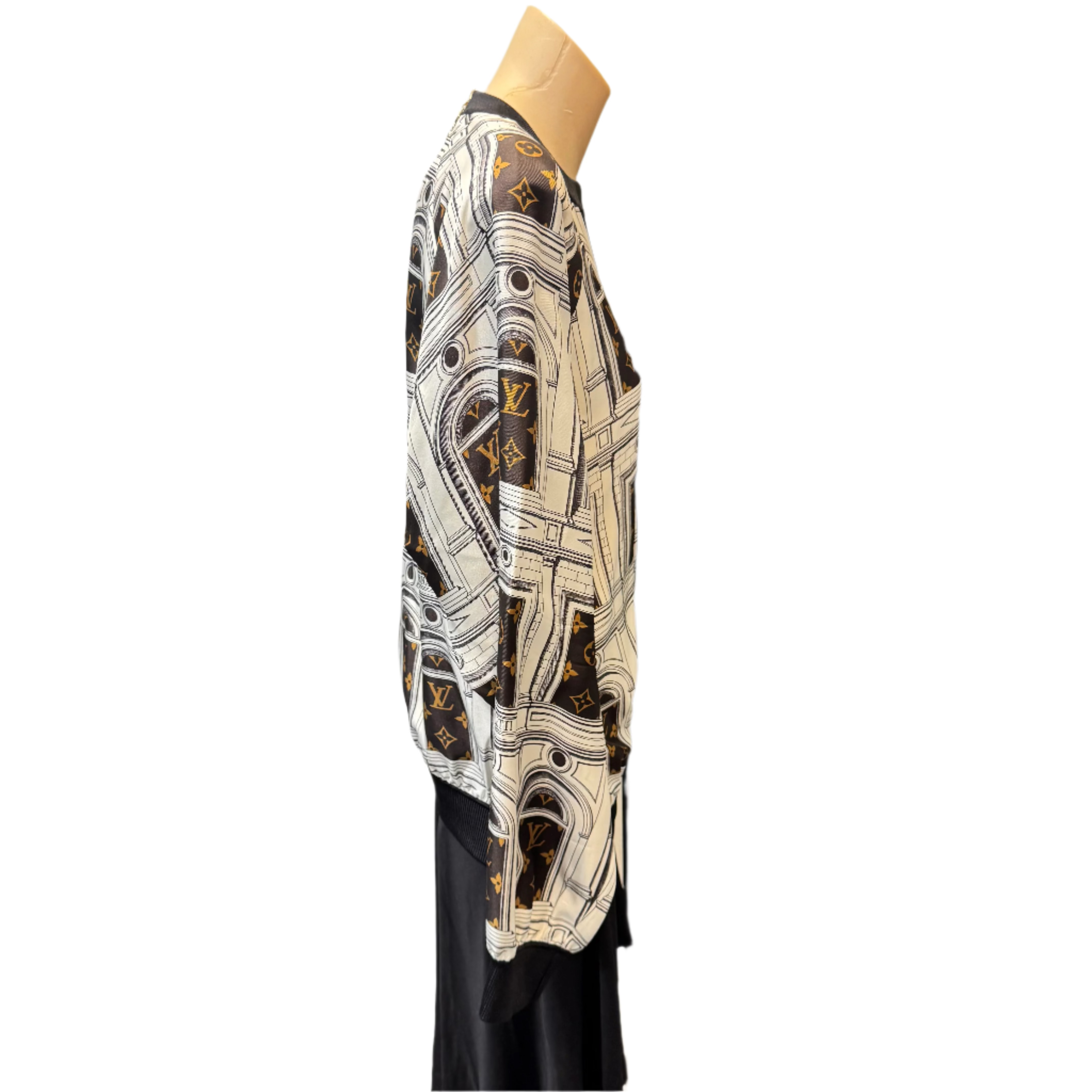 Louis Vuitton Fornasetti Collection Architecture Cropped Blouse Medium - Lost Designer