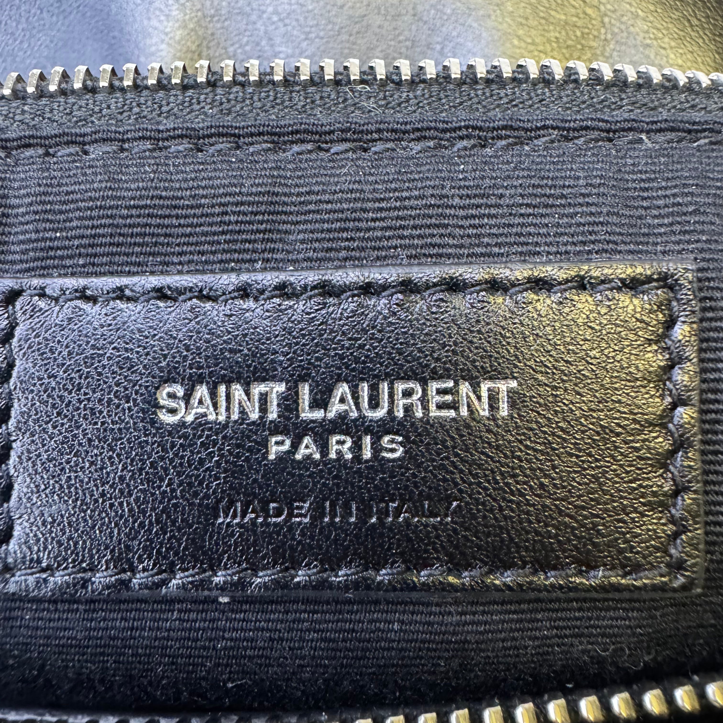 Saint Laurent Loulou Large Handbag Leather Black - Lost Designer