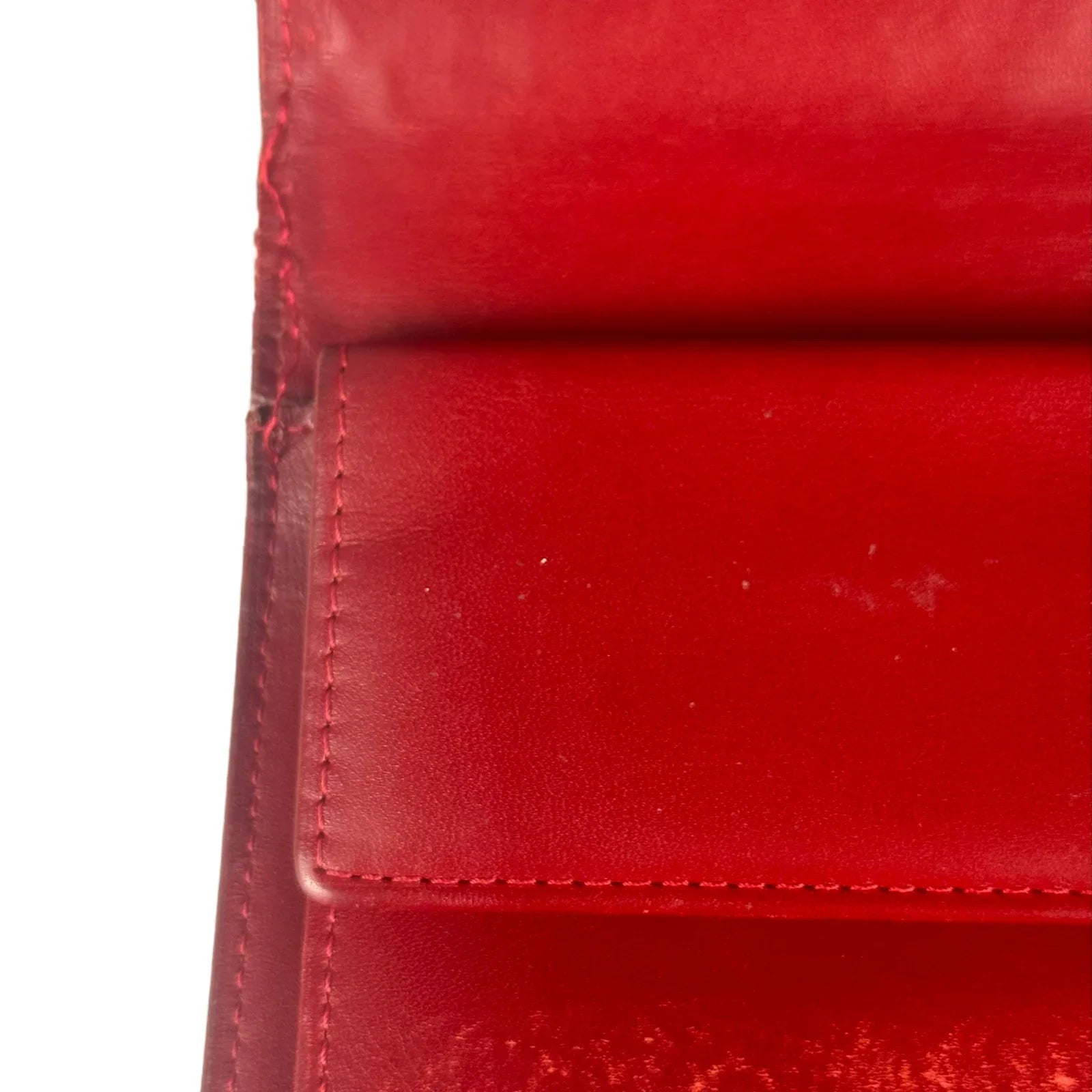 Louis Vuitton Monogram Vernis Porte Tresor International Wallet Red - Lost Designer