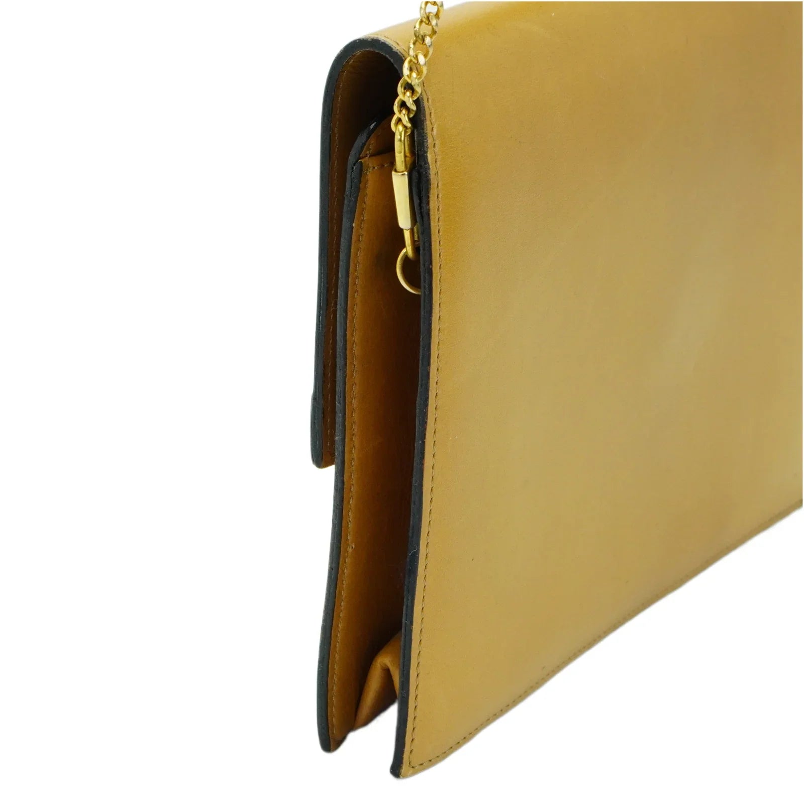 Christian Dior Leather Chain Box Bag Beige - Lost Designer