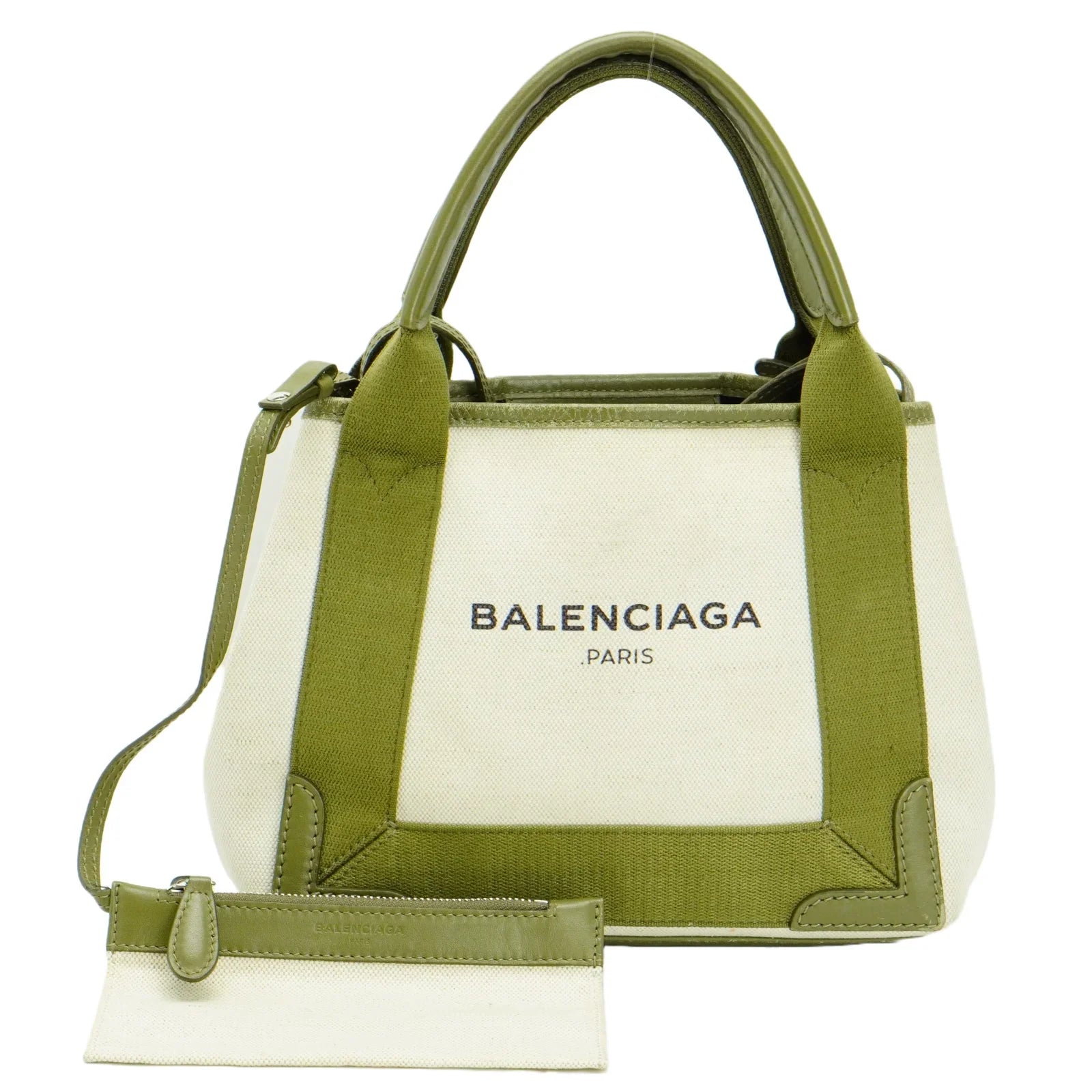 Balenciaga Cabas XS Tote Mini Bag Green - Lost Designer